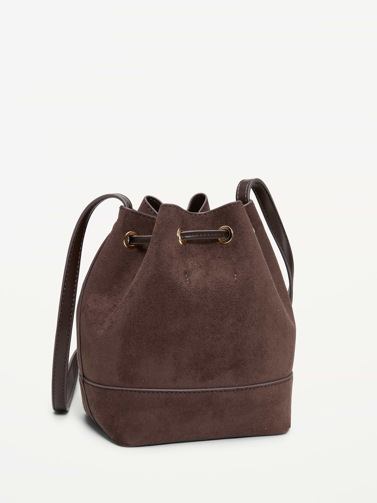 Drawstring Fringe Bucket Bag - Earthen