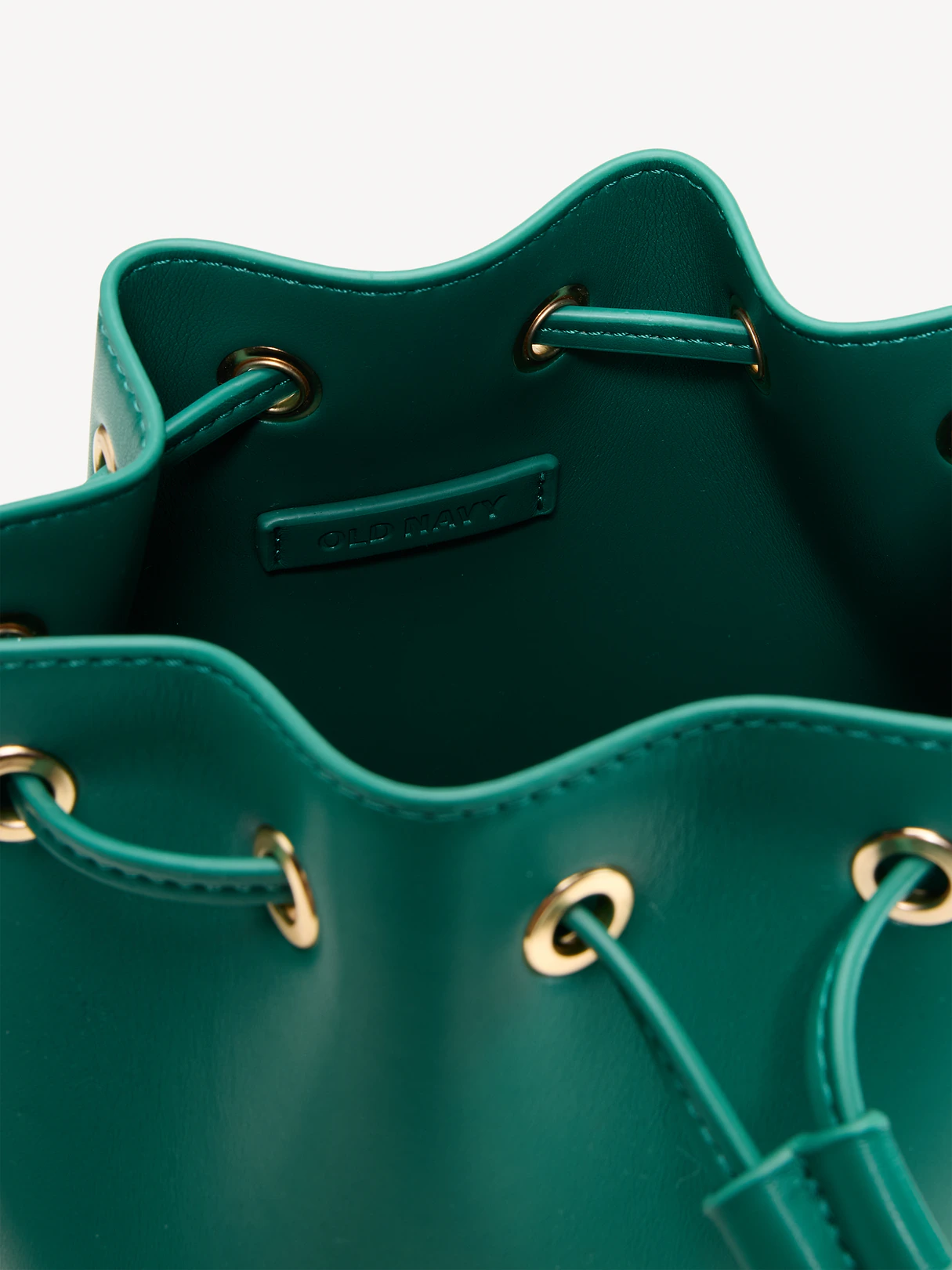 Drawstring Fringe Bucket Bag - Rainforest Jewel