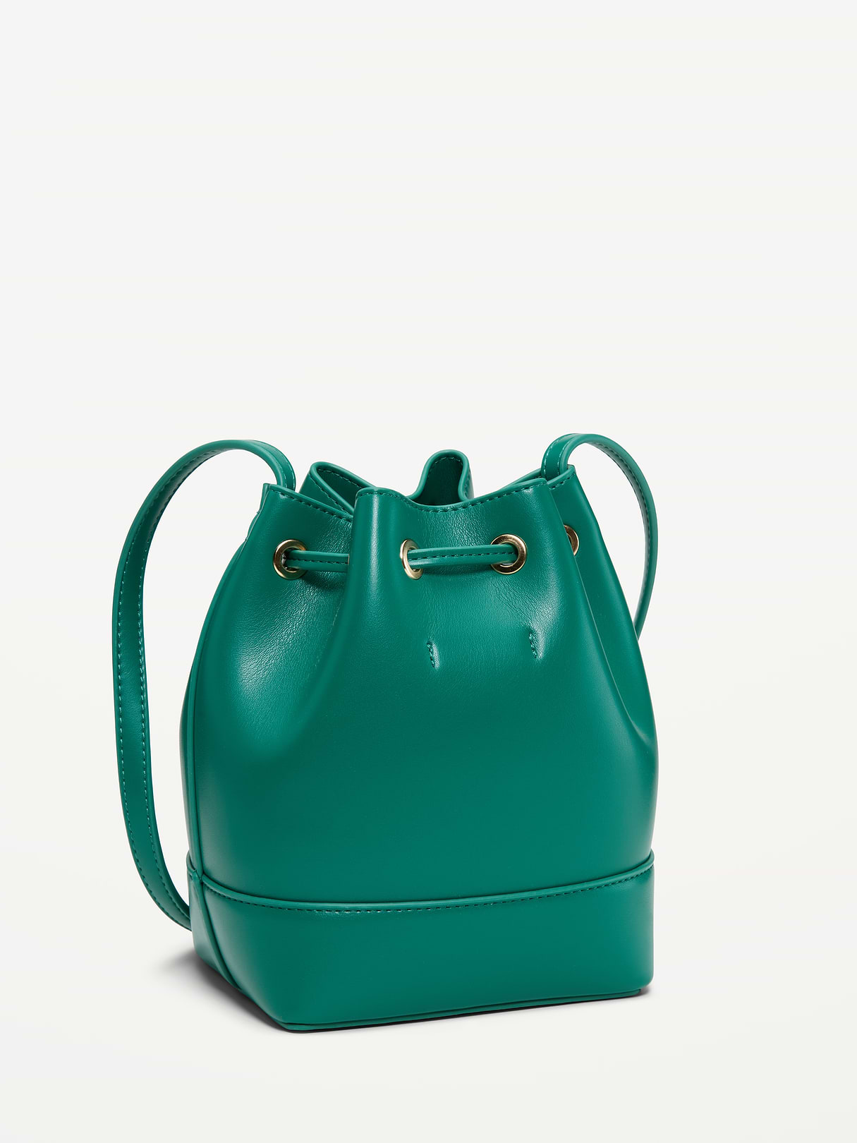 Drawstring Fringe Bucket Bag - Rainforest Jewel