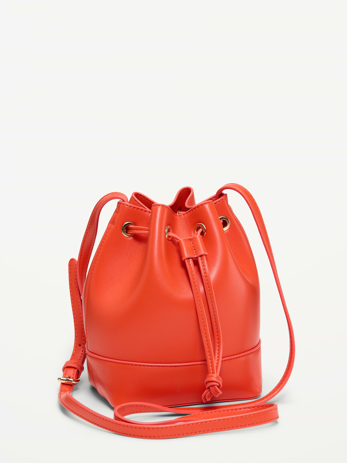 Drawstring Fringe Bucket Bag - Ginger Juice