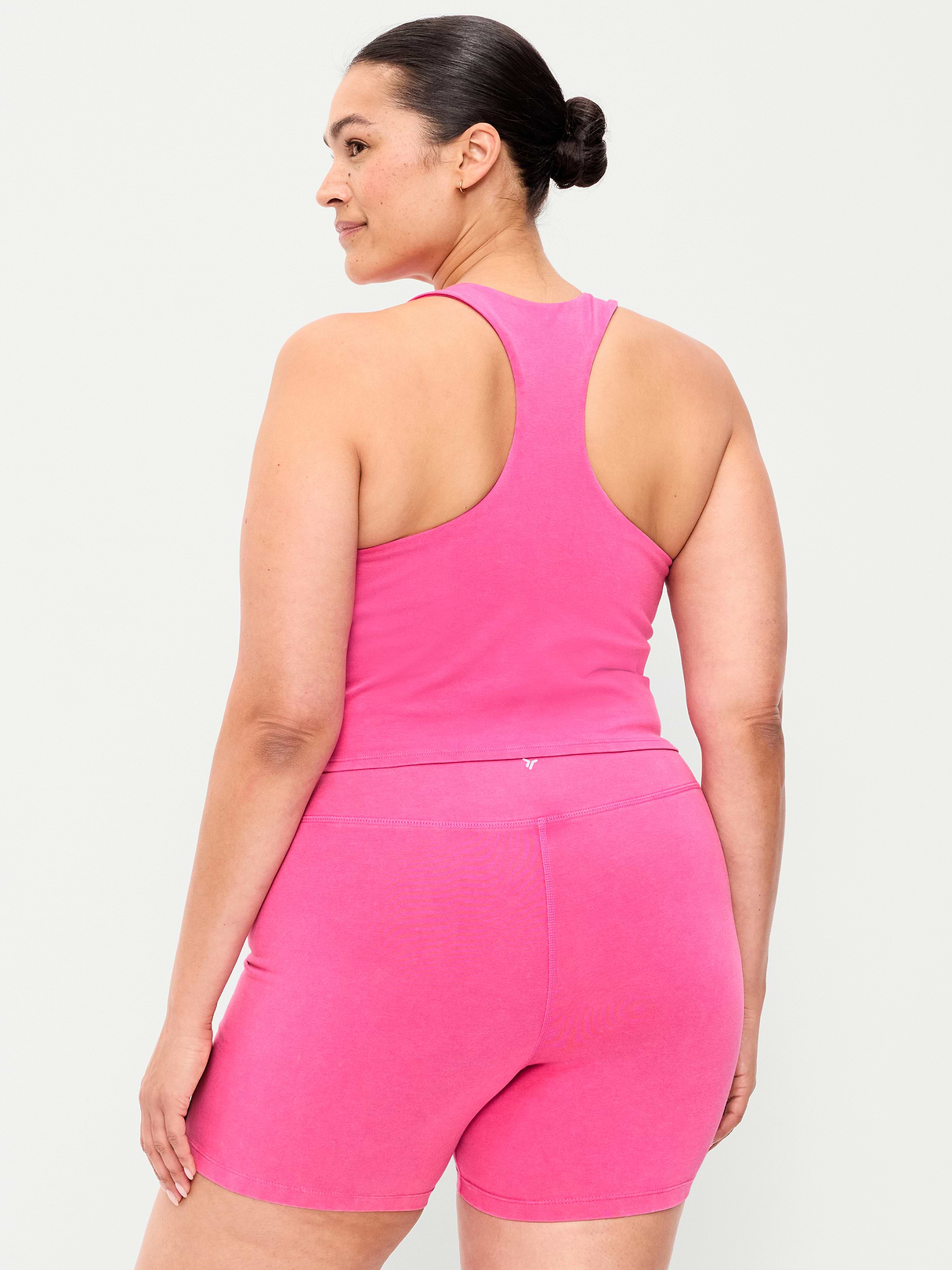 Light Support PowerChill High-Neck Racerback Sports Bra - Dragonfruit