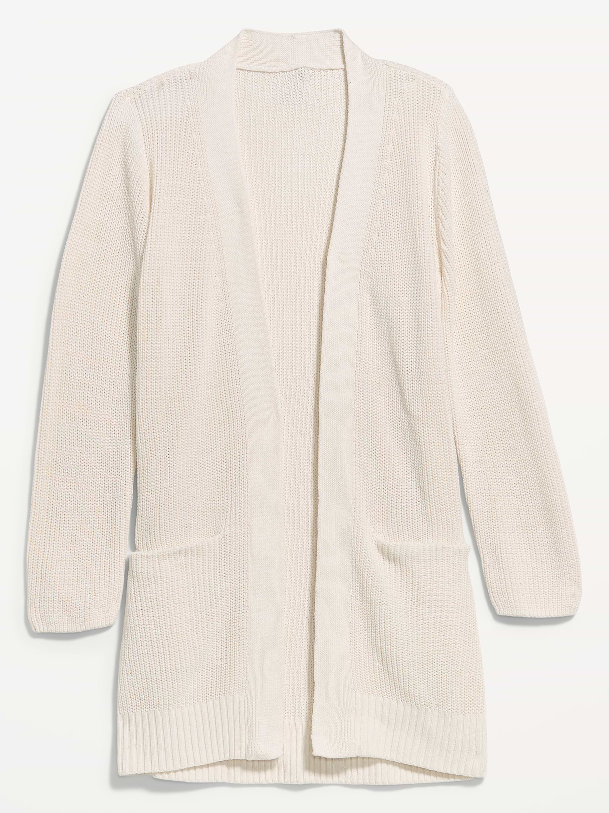 Longline Open-Front Wrap - Howlite