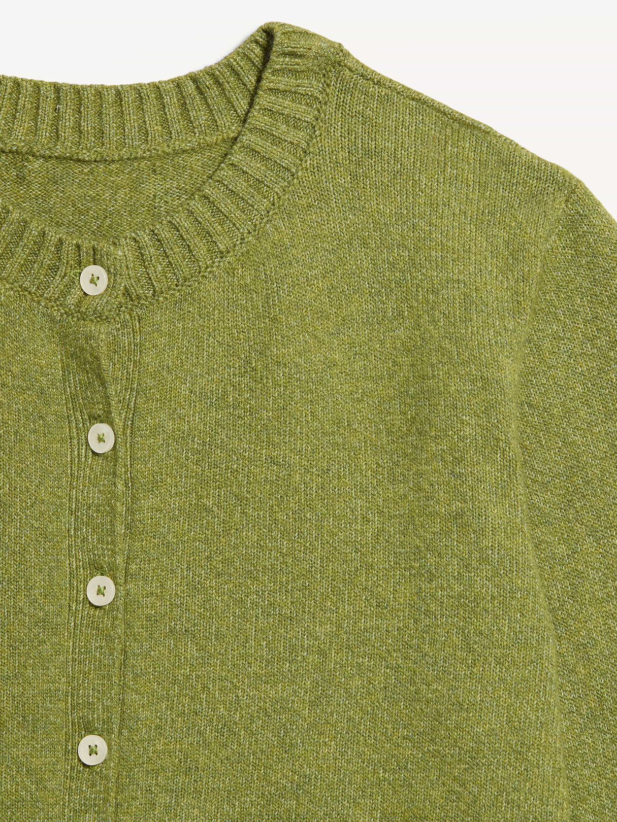 SoSoft Cropped Crew-Neck Cardigan - Alpine Tundra