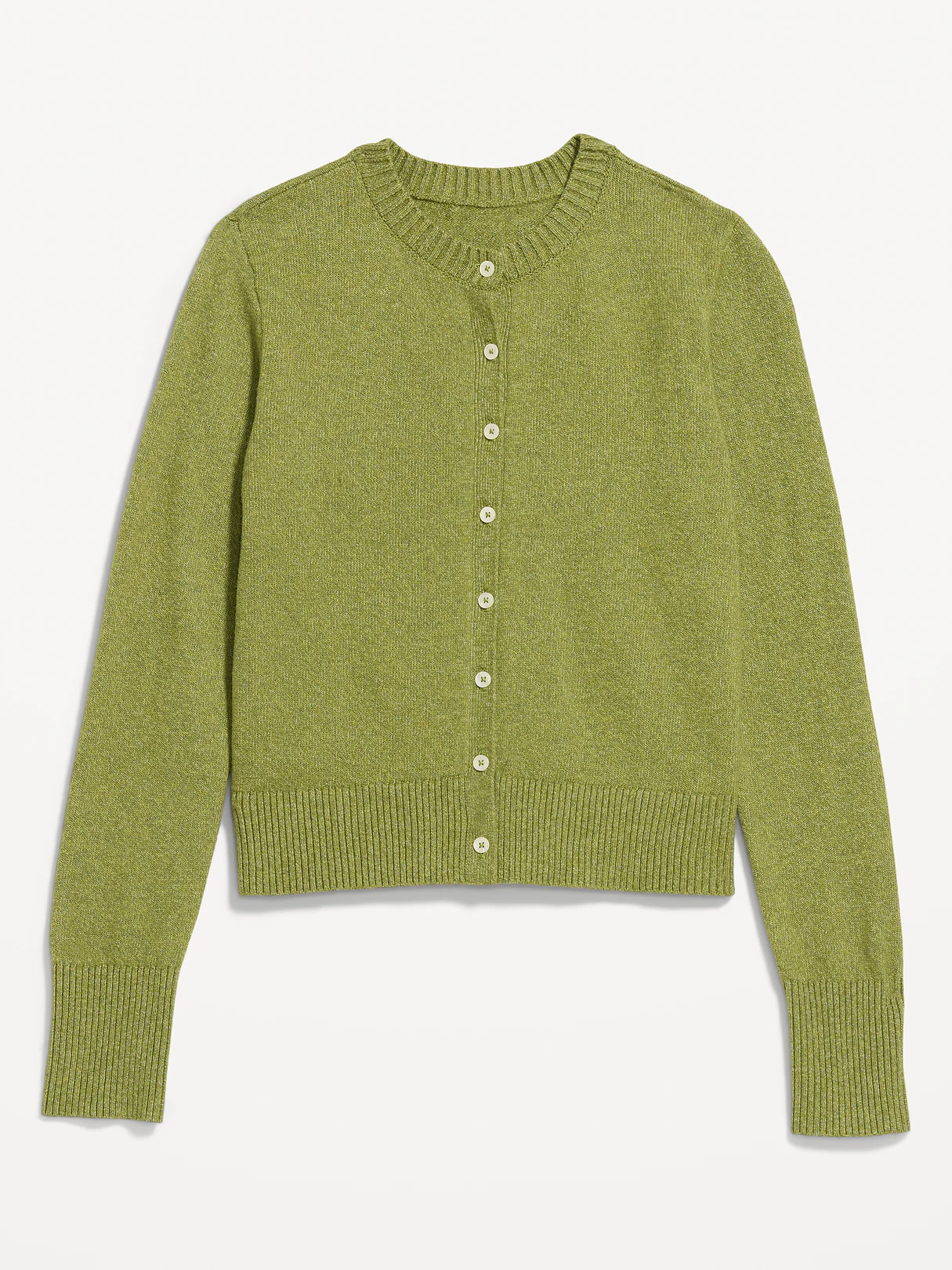 SoSoft Cropped Crew-Neck Cardigan - Alpine Tundra