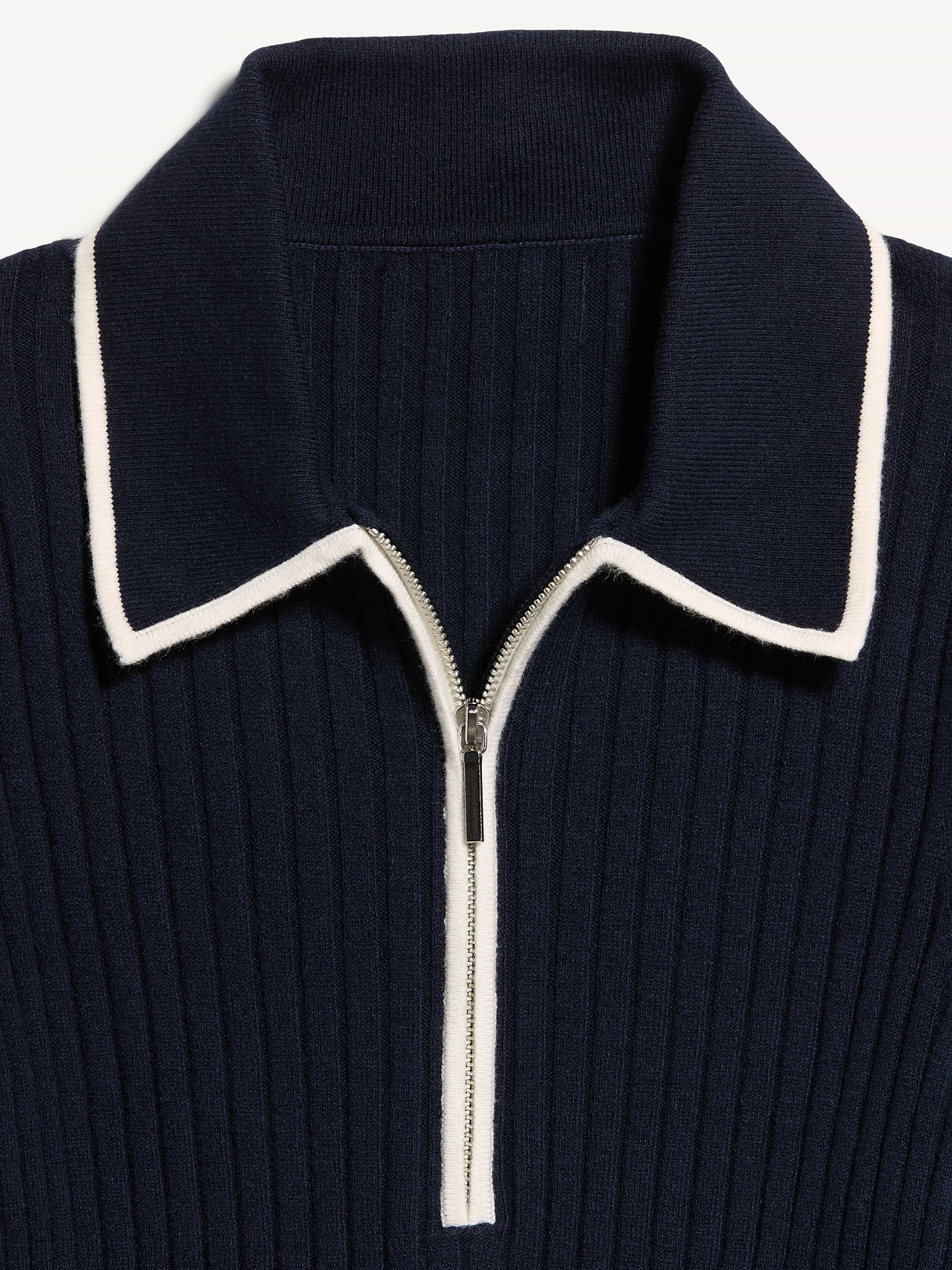 Long-Sleeve Half-Zip Top - In the Navy