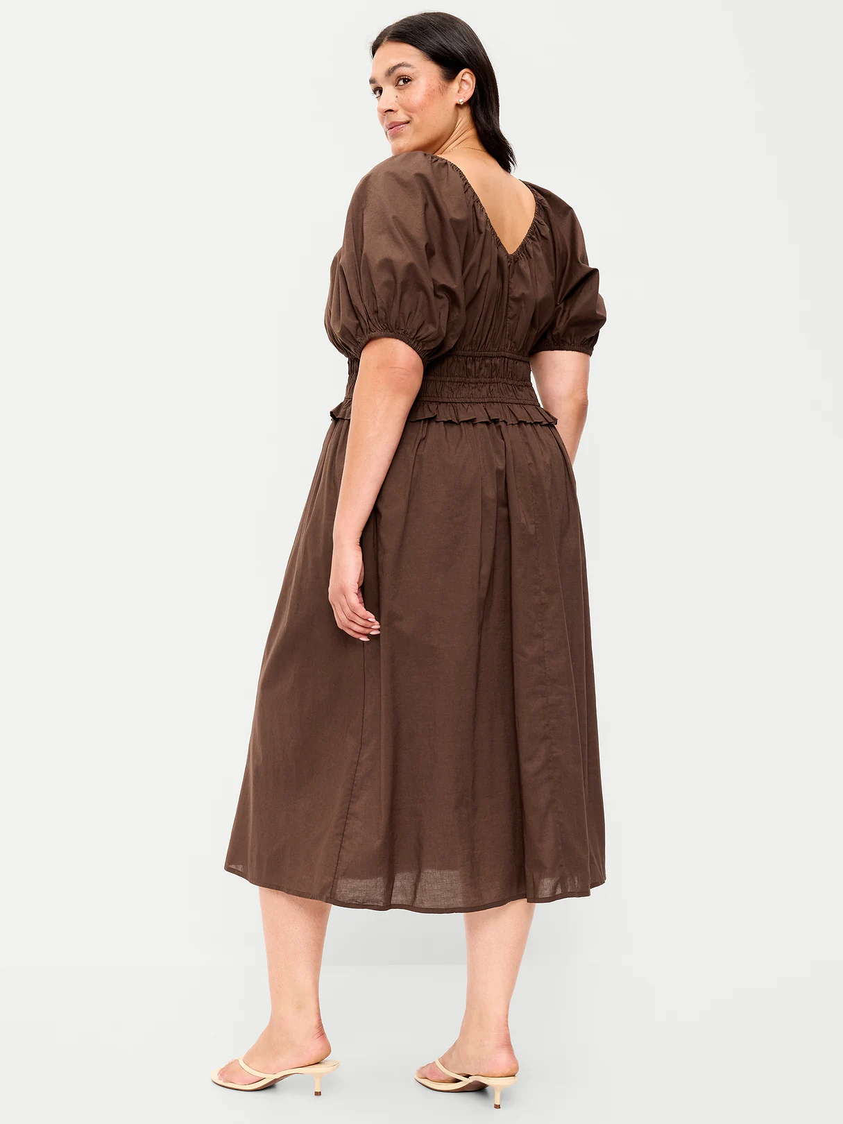 Fit & Flare Prairie Midi Dress - Earthen