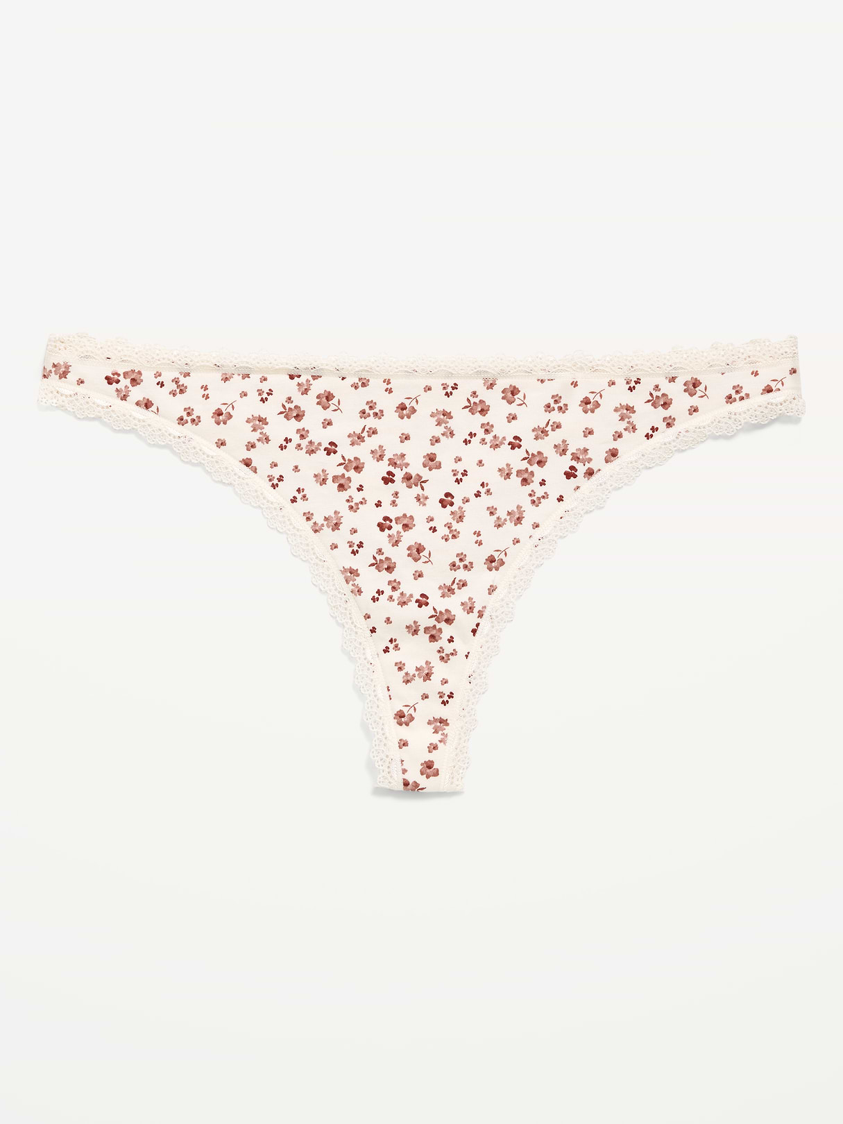 Mid-Rise Everday Cotton Thong - Wine Tasting