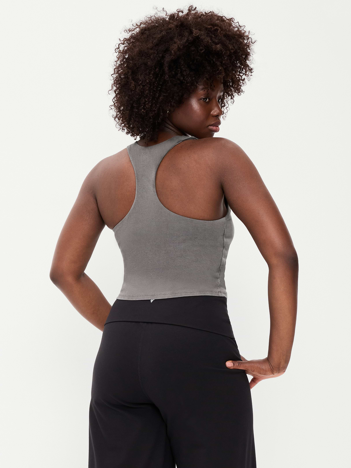 Light Support PowerChill High-Neck Racerback Sports Bra - Panther