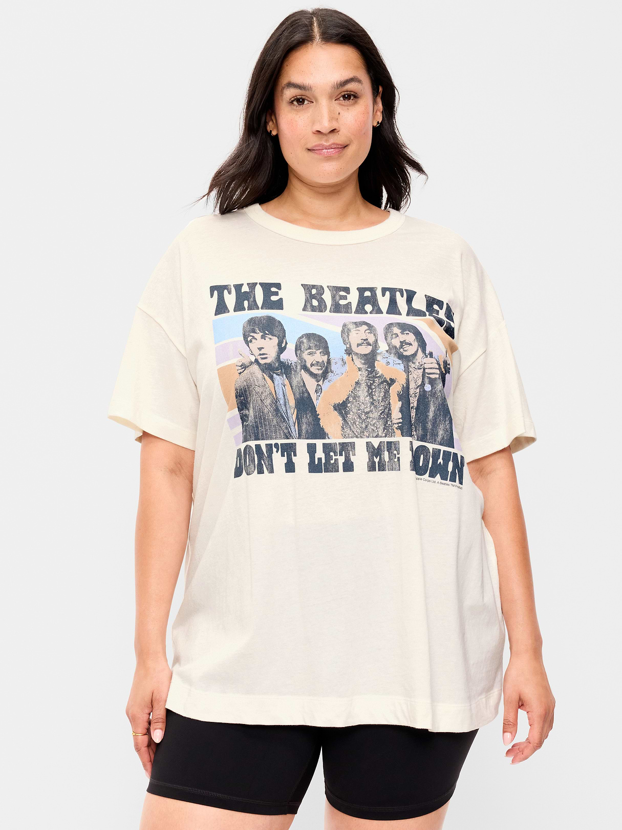 The Beatles™ Oversized Tunic T-Shirt - Sea Salt