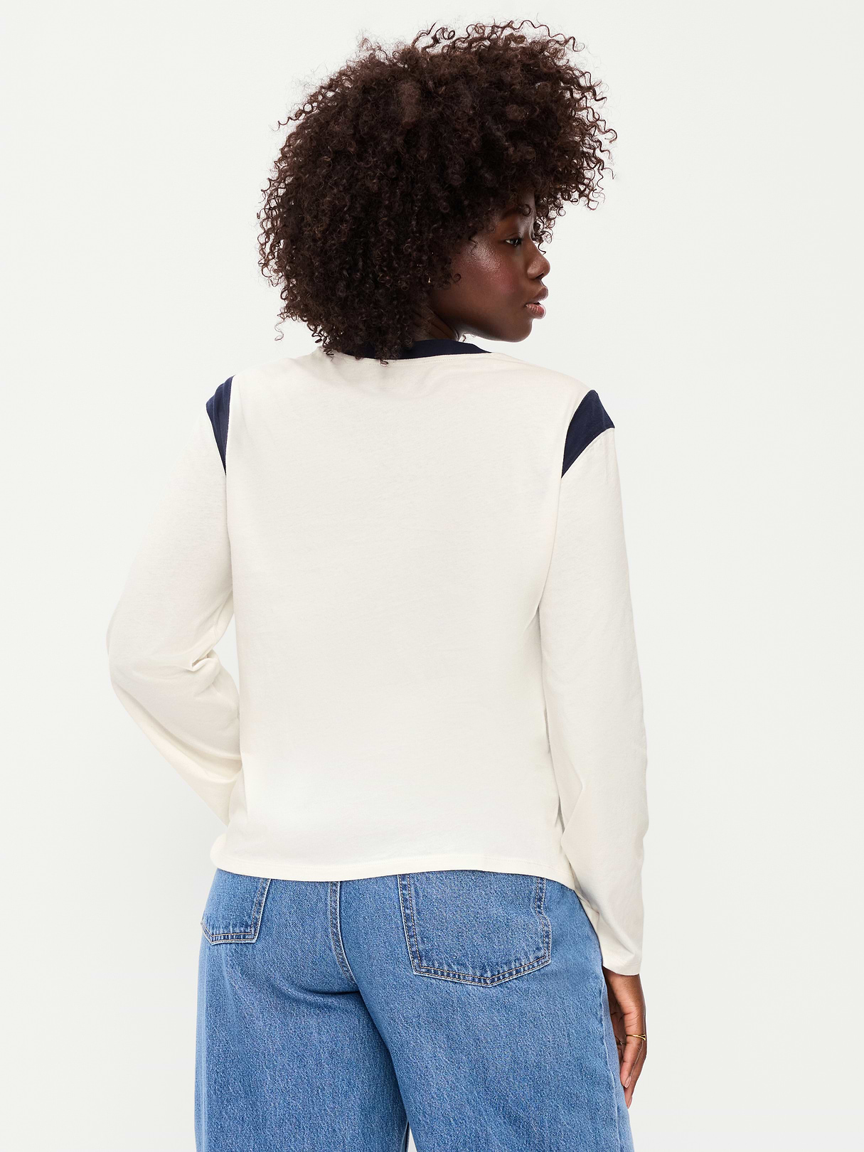 EveryWear Long-Sleeve Graphic T-Shirt - Sea Salt