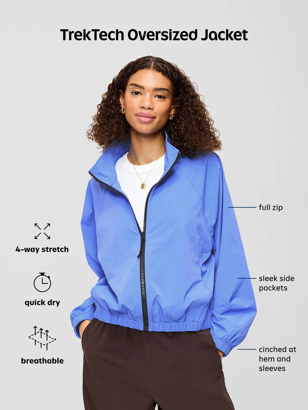 TrekTech Oversized Jacket - Cloisonne