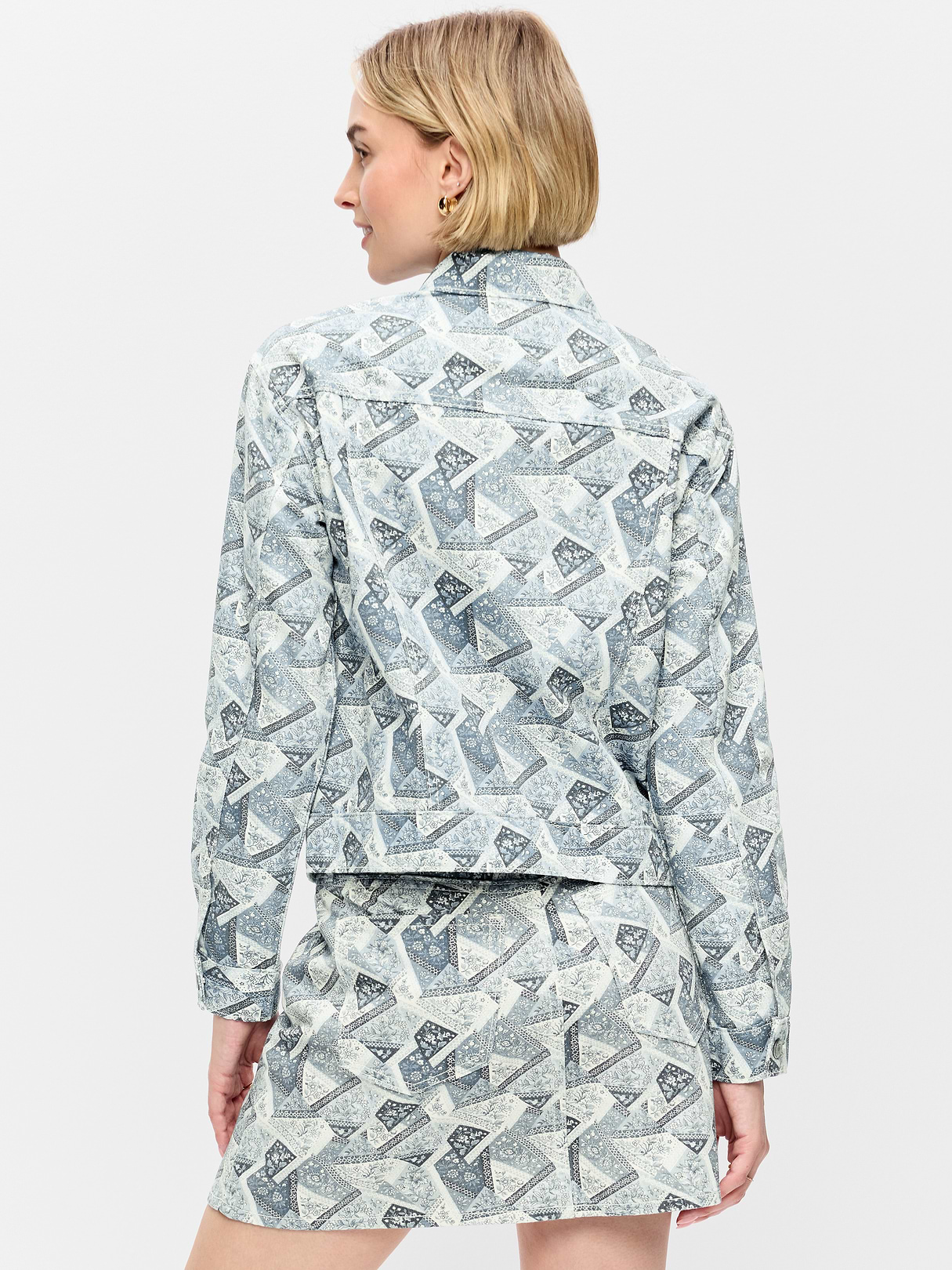 Wow Classic Jean Jacket - Blue Bandana