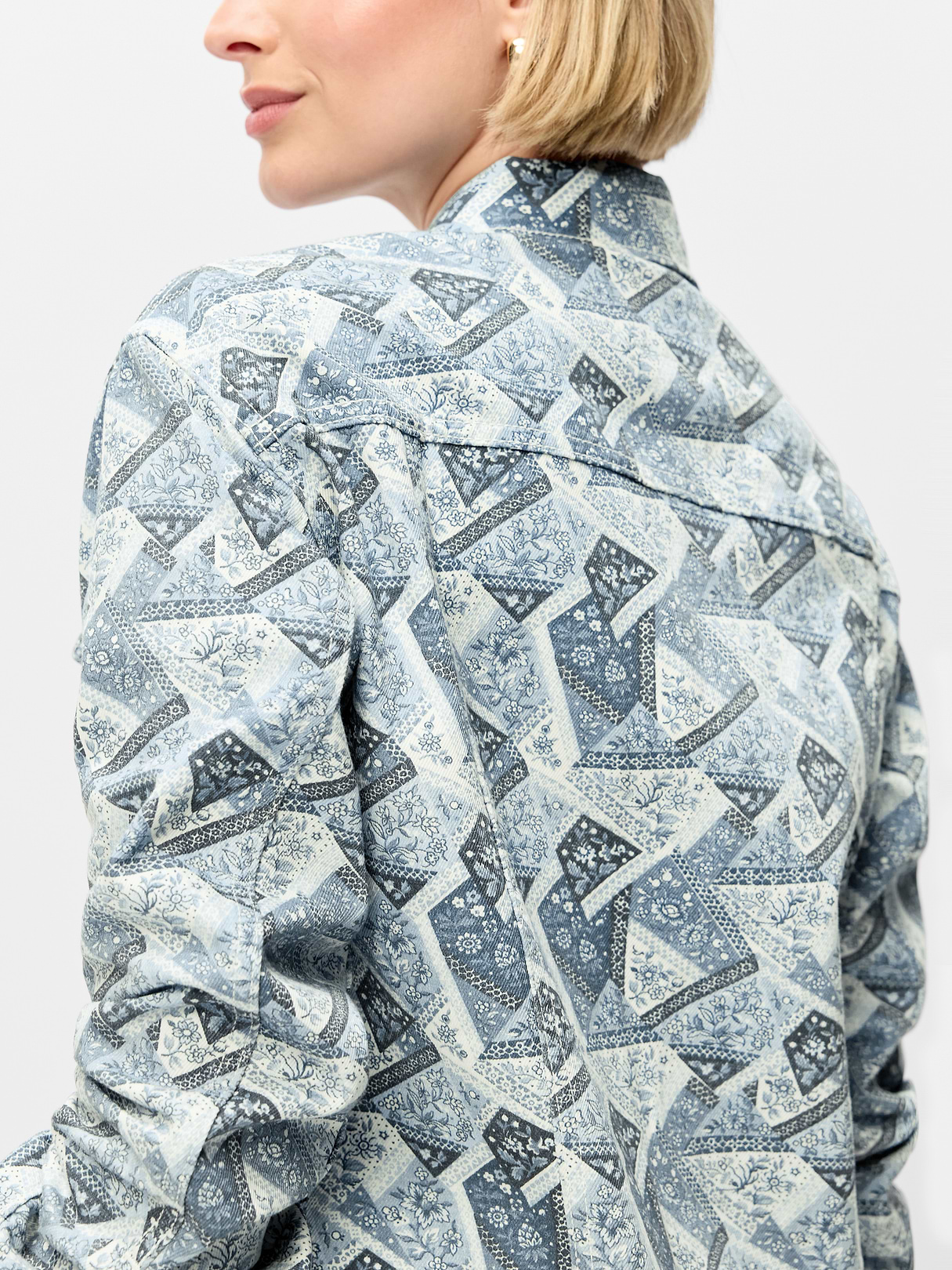Wow Classic Jean Jacket - Blue Bandana