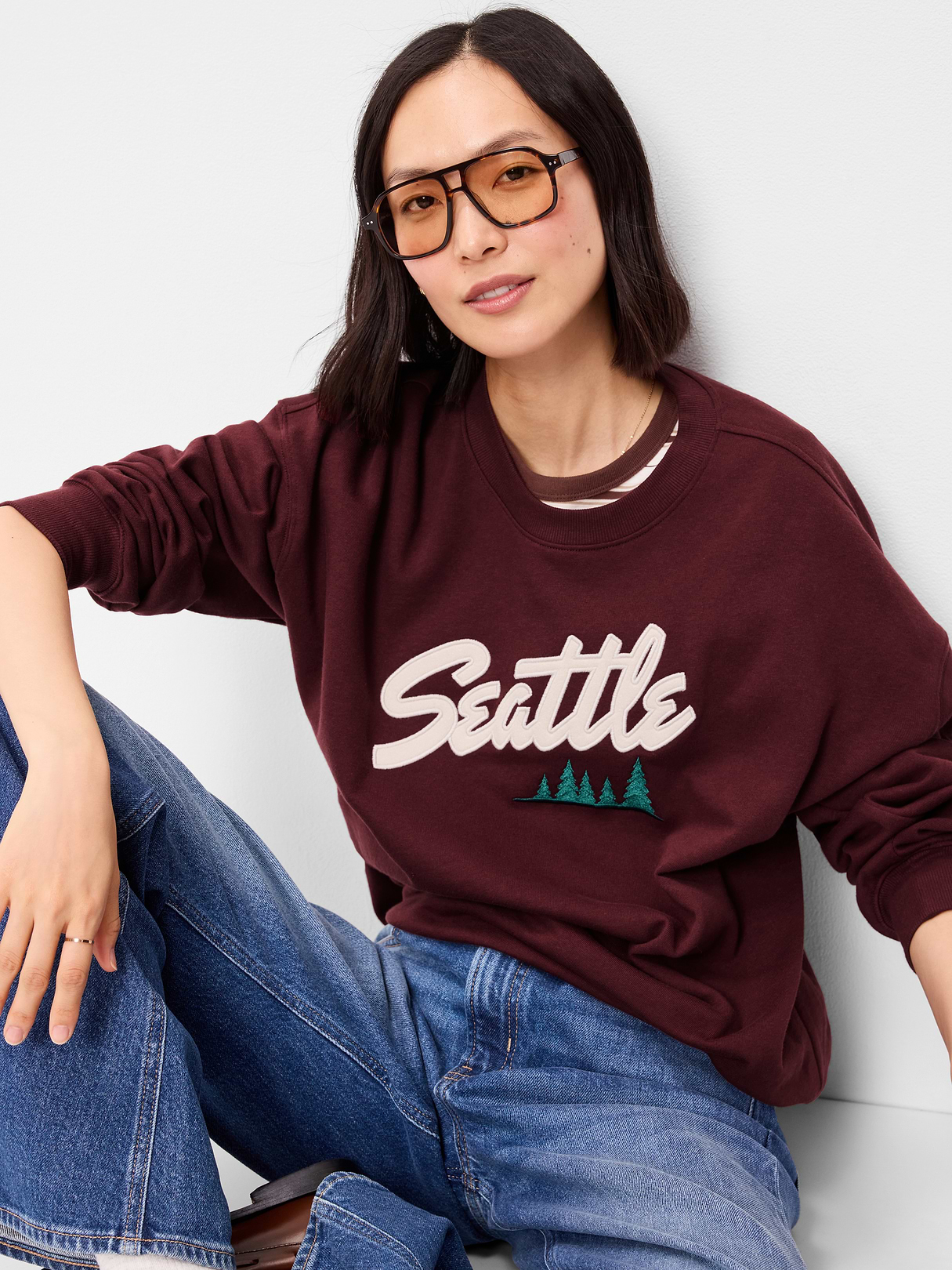 SoComfy Oversized Graphic Sweatshirt - Reddy Or Not