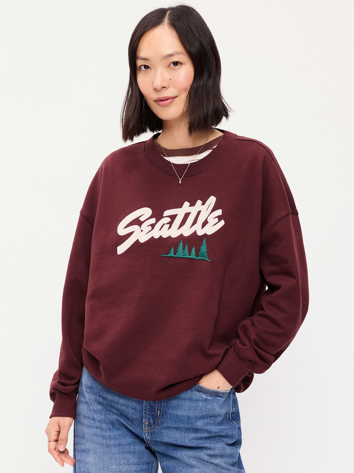 SoComfy Oversized Graphic Sweatshirt - Reddy Or Not