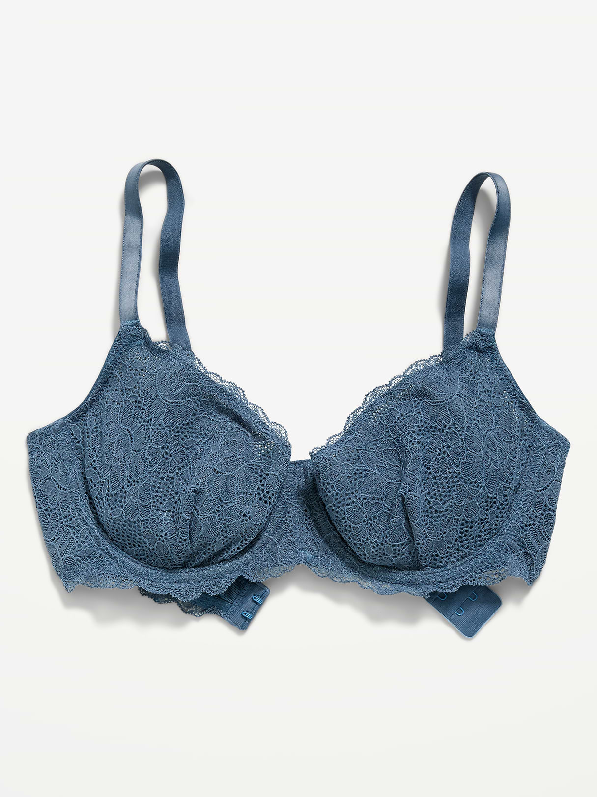 Lace Balconette Bra - Neptune