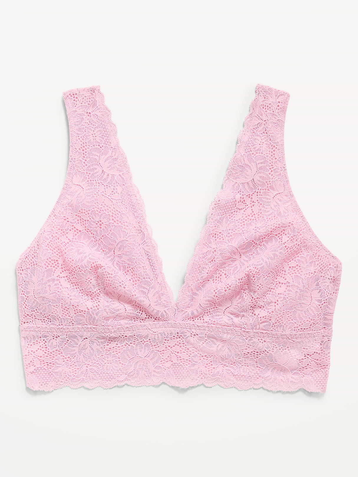 Lace Longline Bra - Bergamot