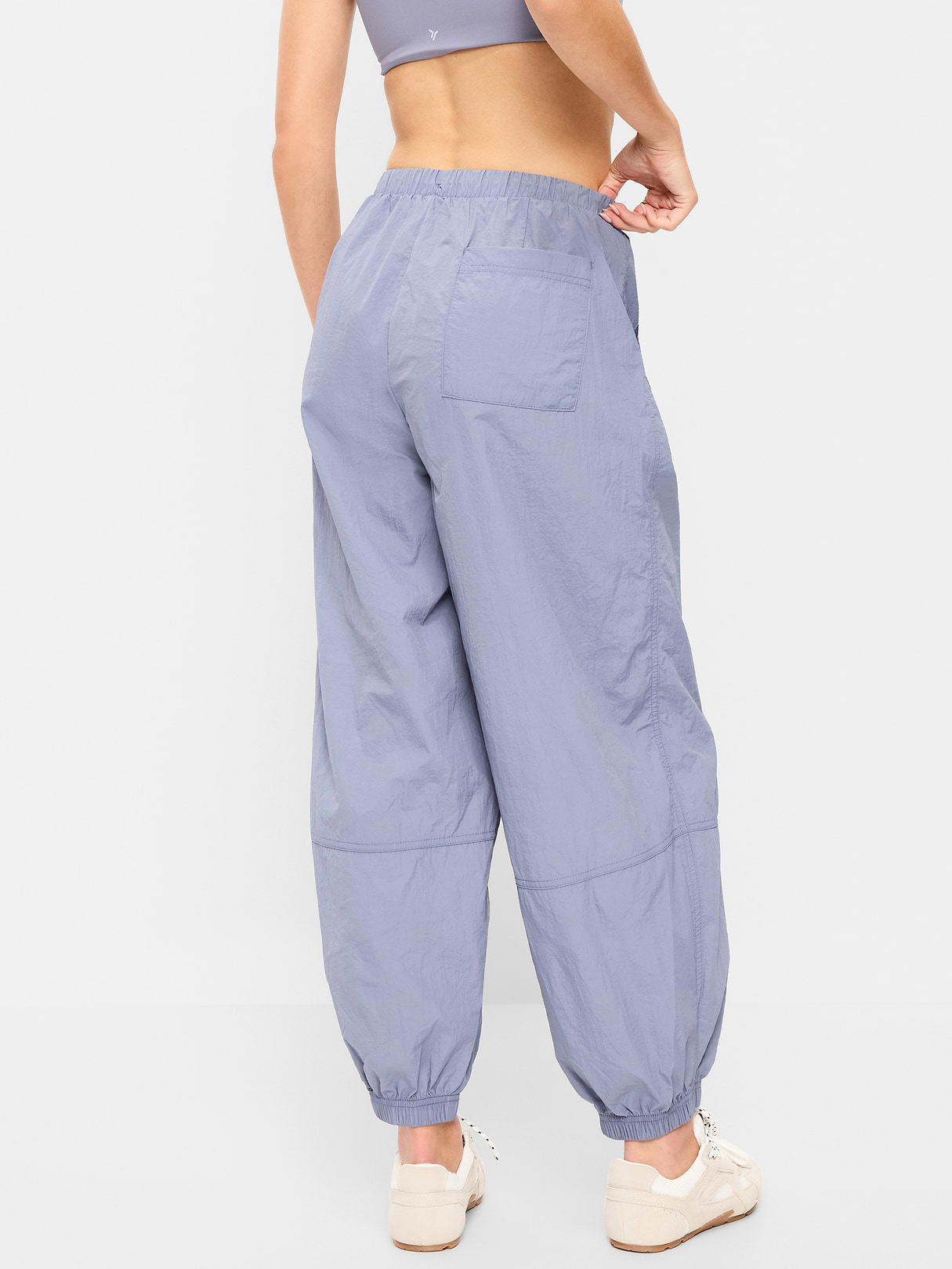 Pull-On Windbreaker Parachute Pants - Lunar Path