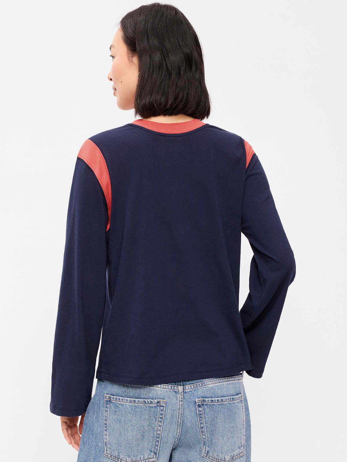 EveryWear Long-Sleeve Graphic T-Shirt - In the Navy