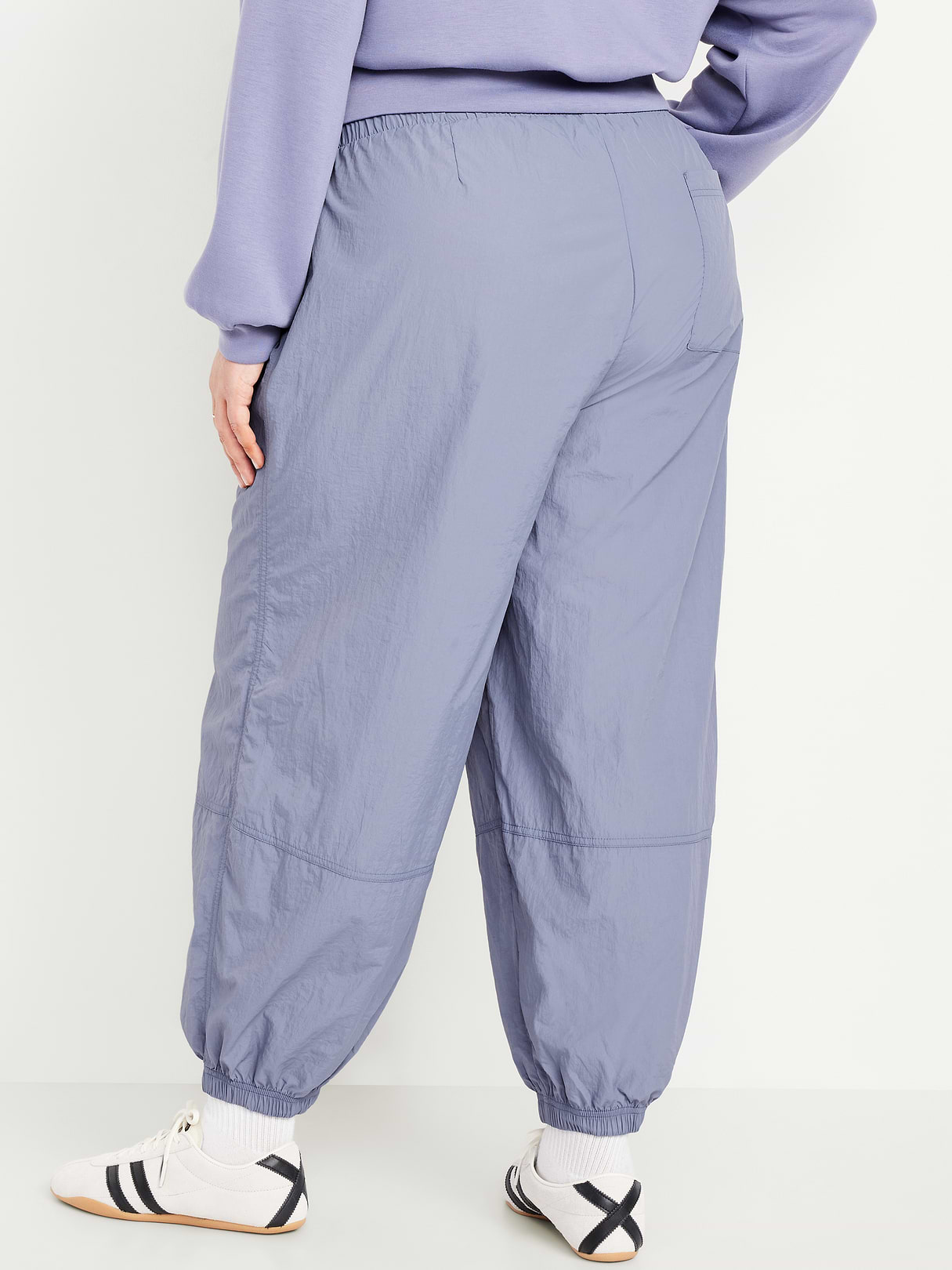 Pull-On Windbreaker Parachute Pants - Lunar Path