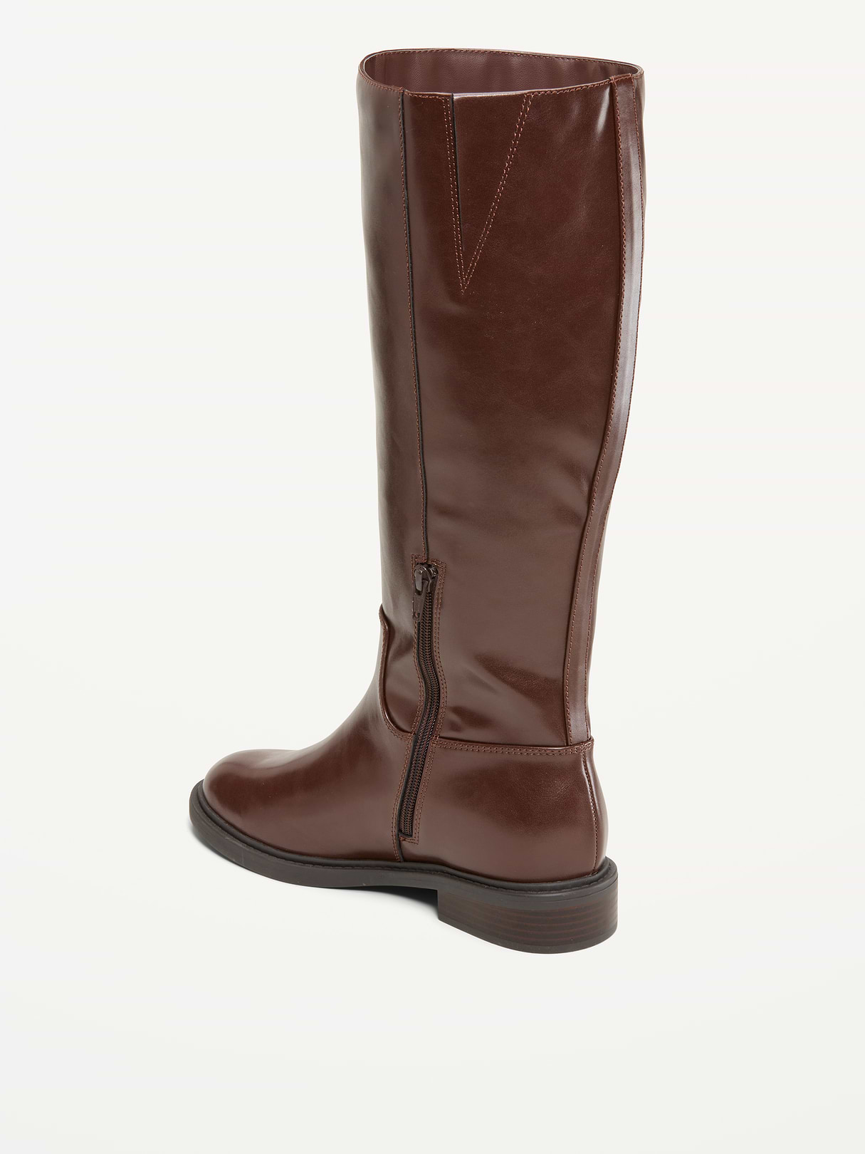 Knee-High Riding Boots for Women - Dark Chocolate