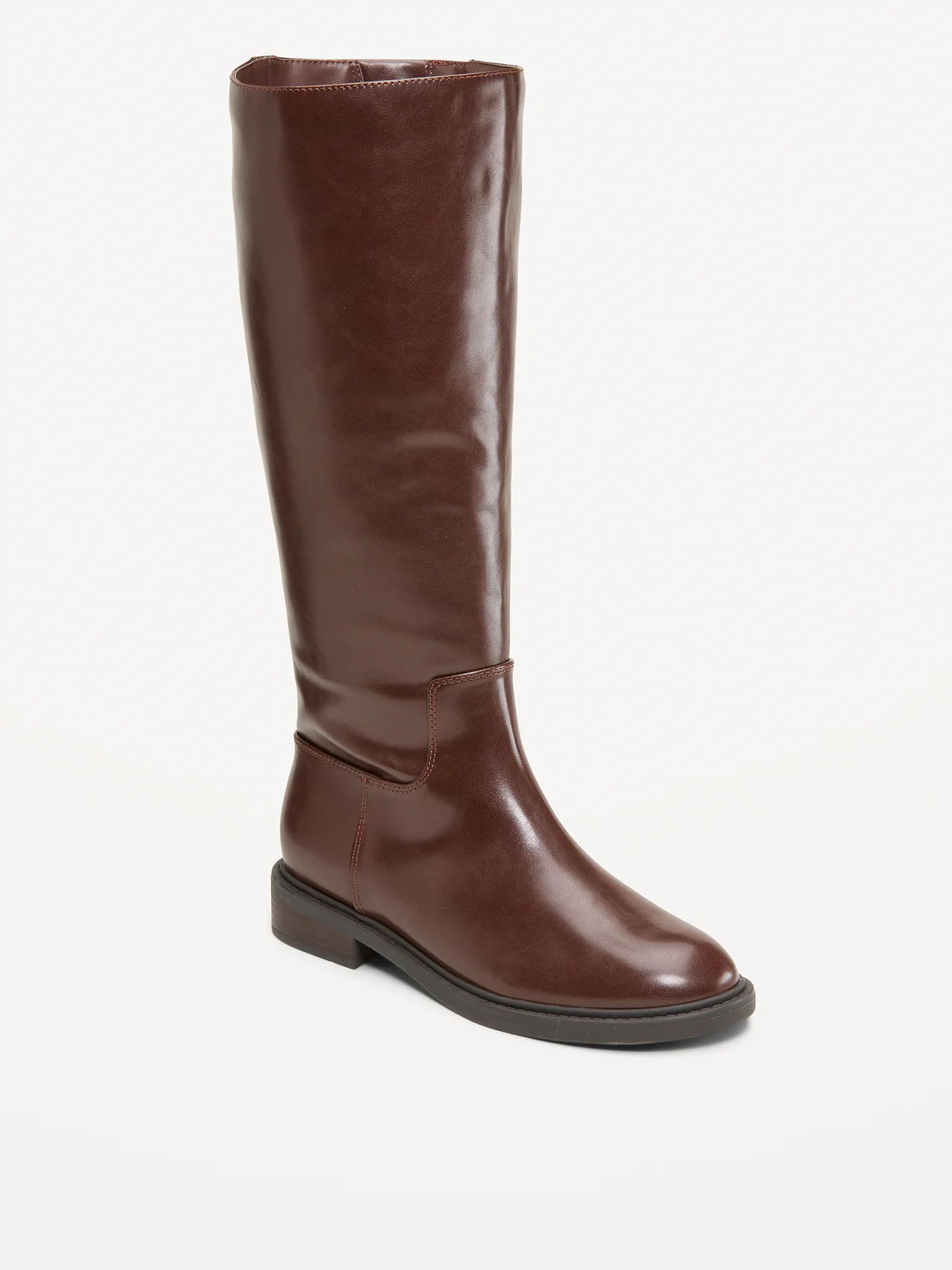Knee-High Riding Boots for Women - Dark Chocolate