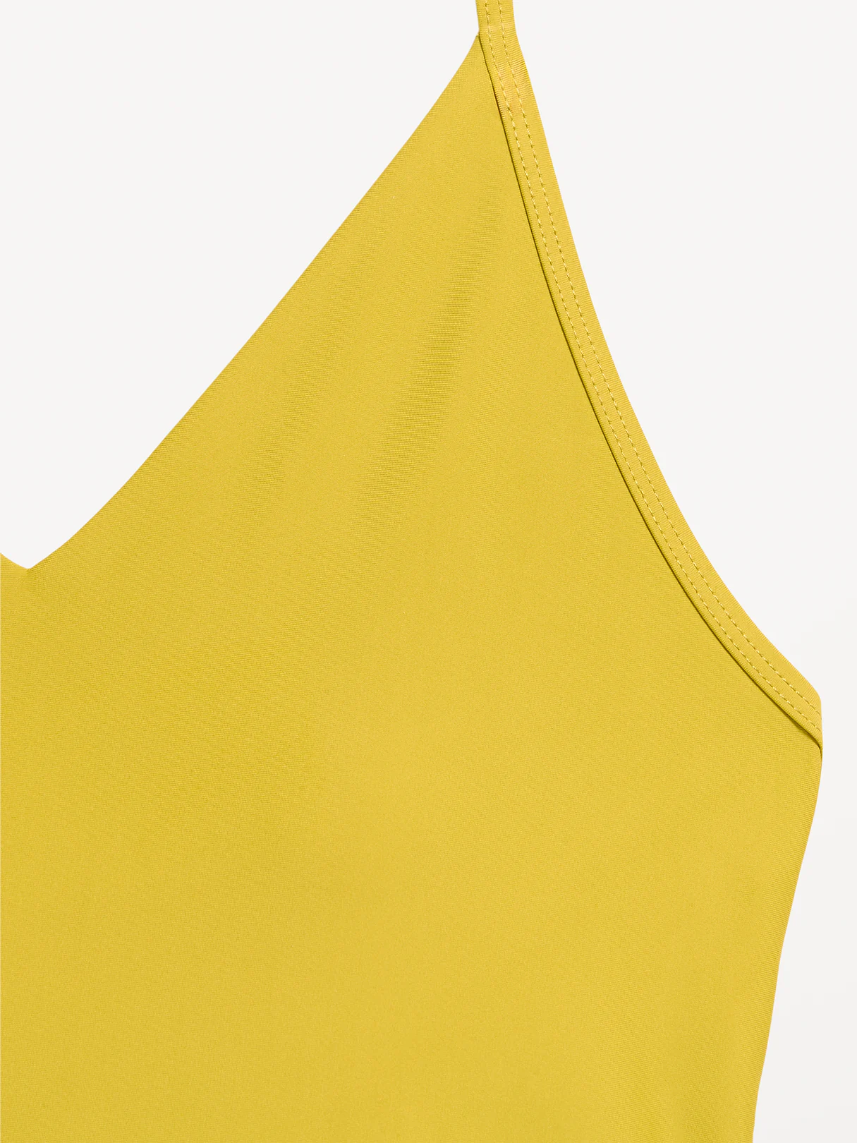Pique V-Neck Halter Swimsuit - Lacewing