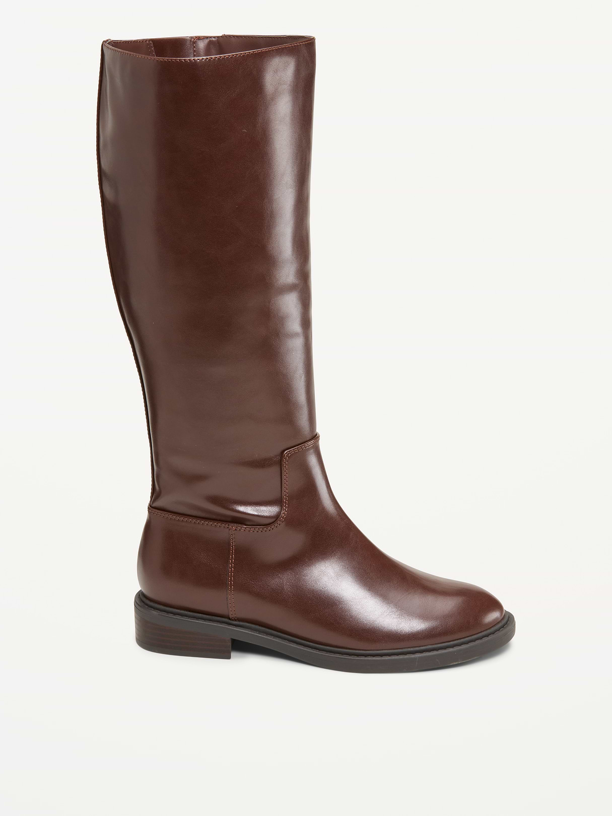 Knee-High Riding Boots for Women - Dark Chocolate