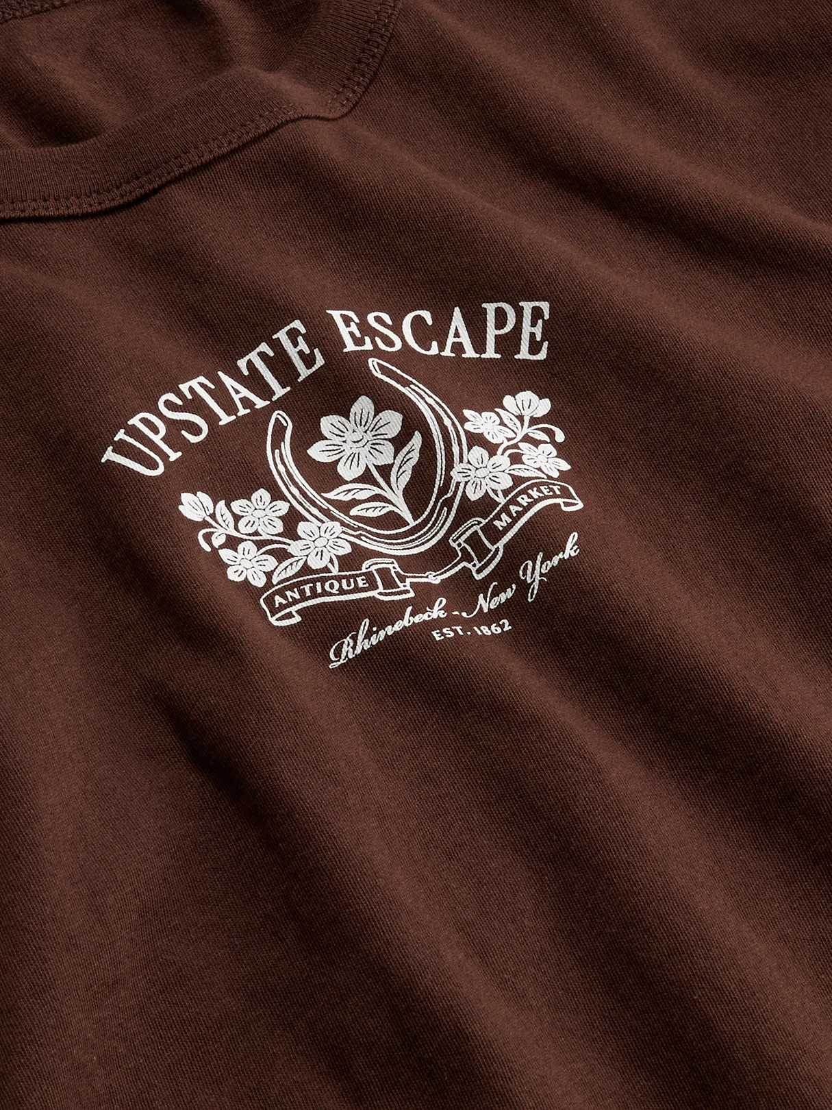 EveryWear Crew-Neck Graphic T-Shirt - Earthen