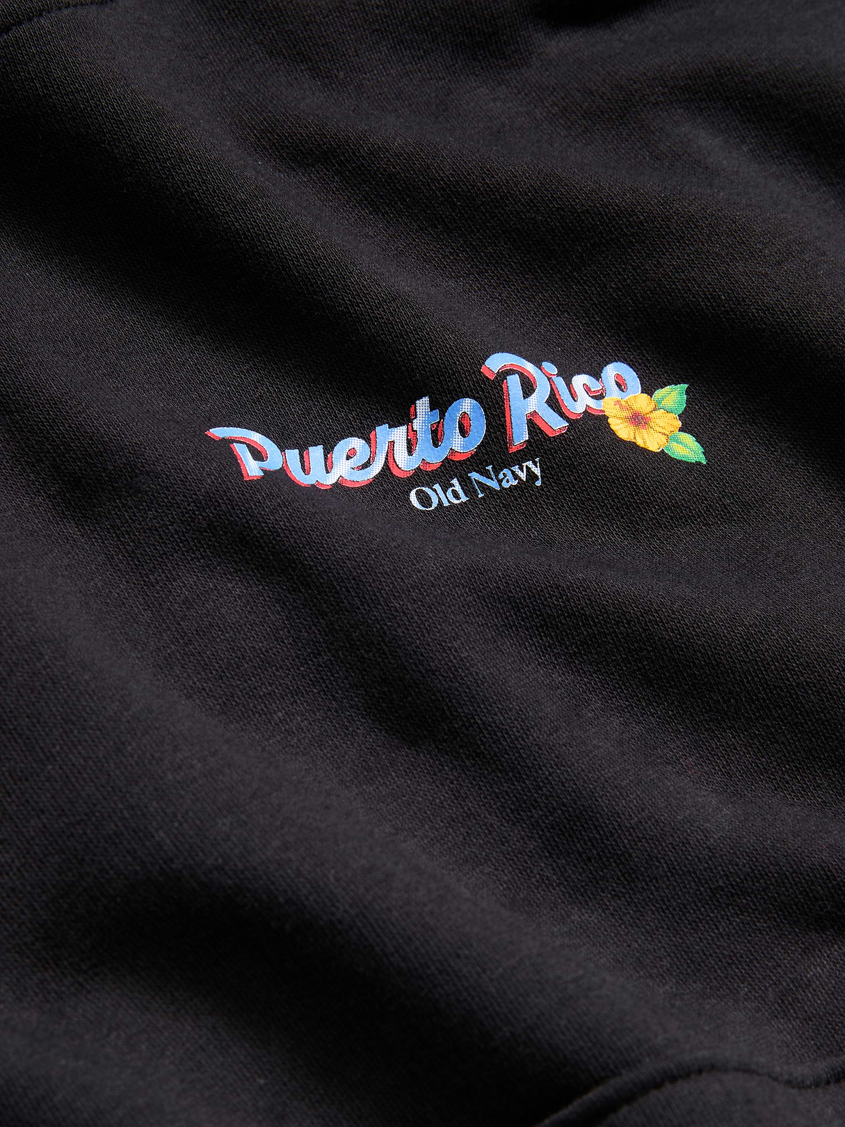 Oversized Pullover Graphic Hoodie Sweatshirt - Black Jack