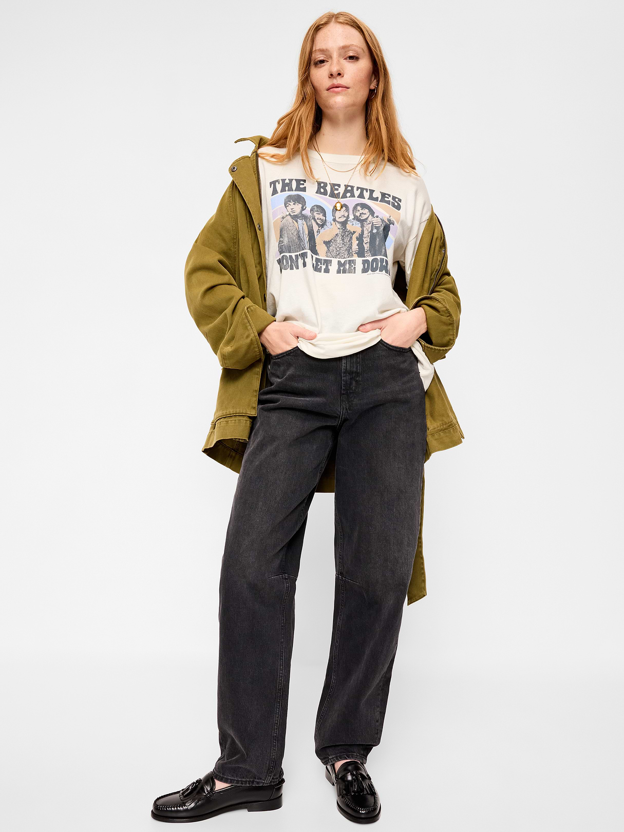 The Beatles™ Oversized Tunic T-Shirt - Sea Salt