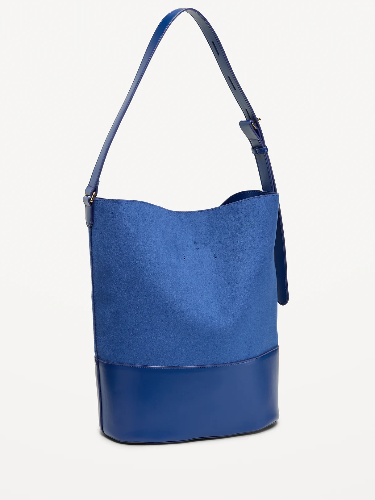 Large Preppy Bucket Bag - Ahoy Navy