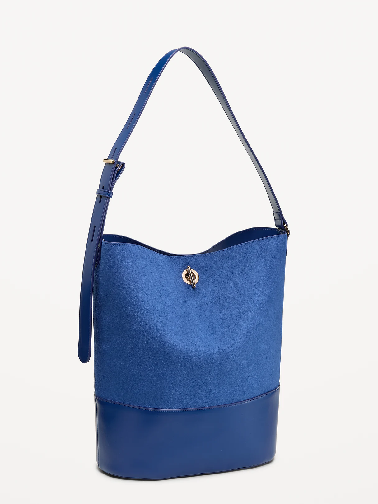 Large Preppy Bucket Bag - Ahoy Navy