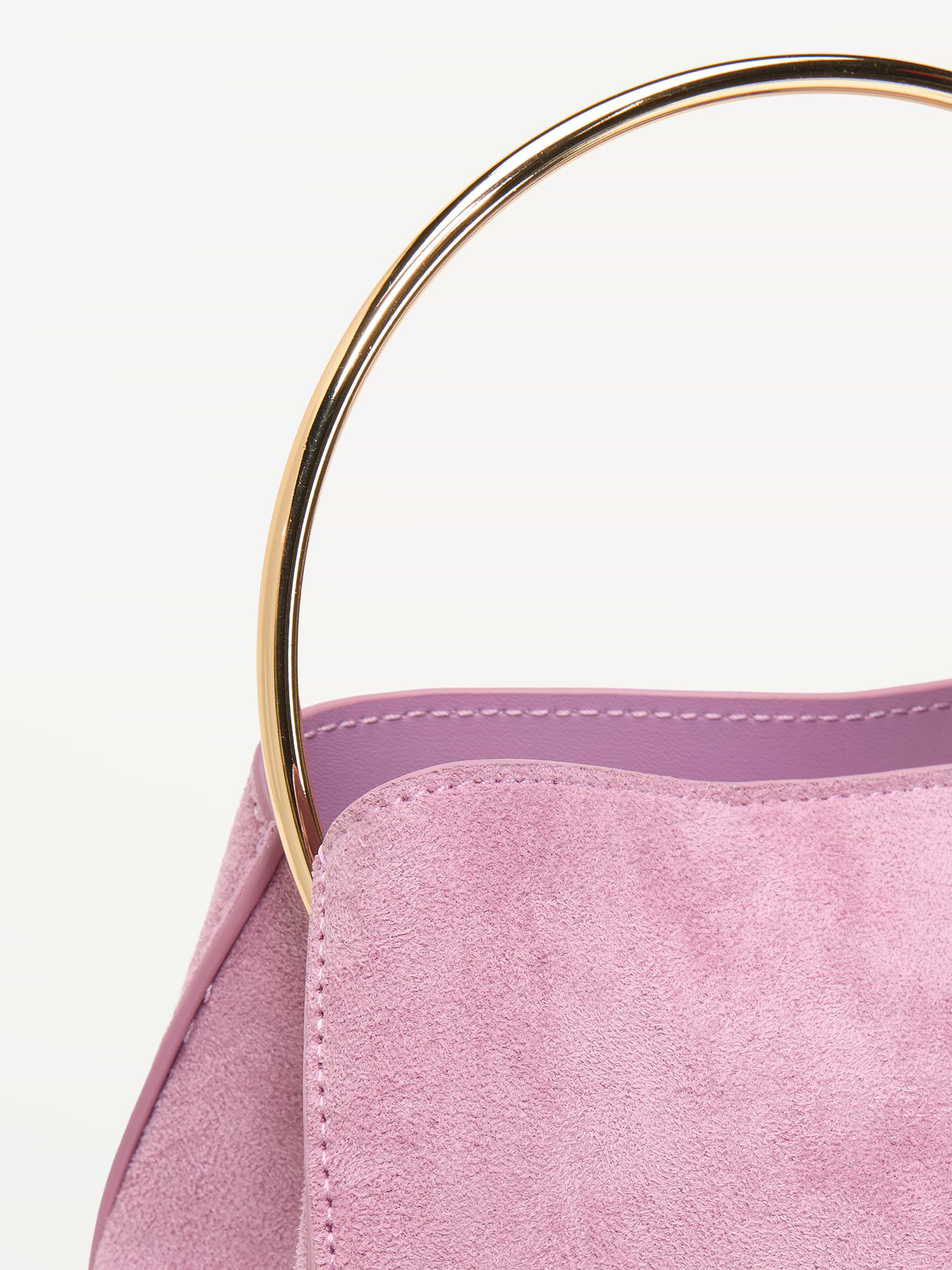 Romantic Ring Handle Bag - Rose Dawn