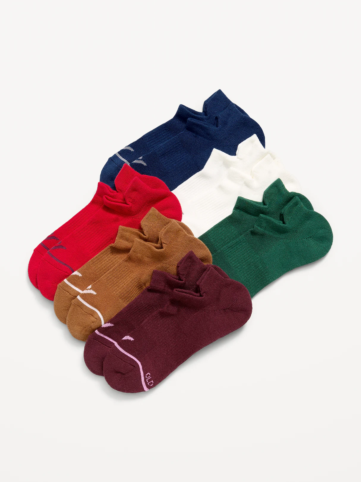 Athletic Ankle Socks  6-Pack - Solid Pack
