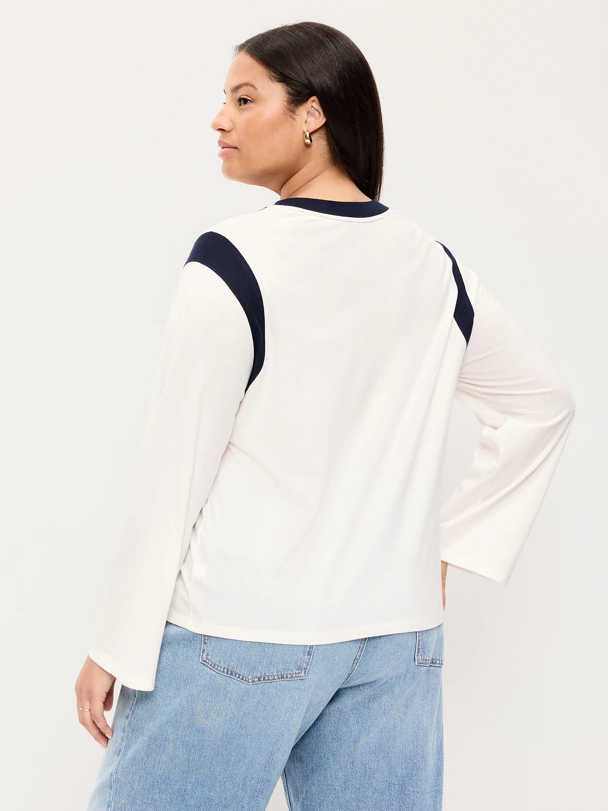 EveryWear Long-Sleeve Graphic T-Shirt - Sea Salt