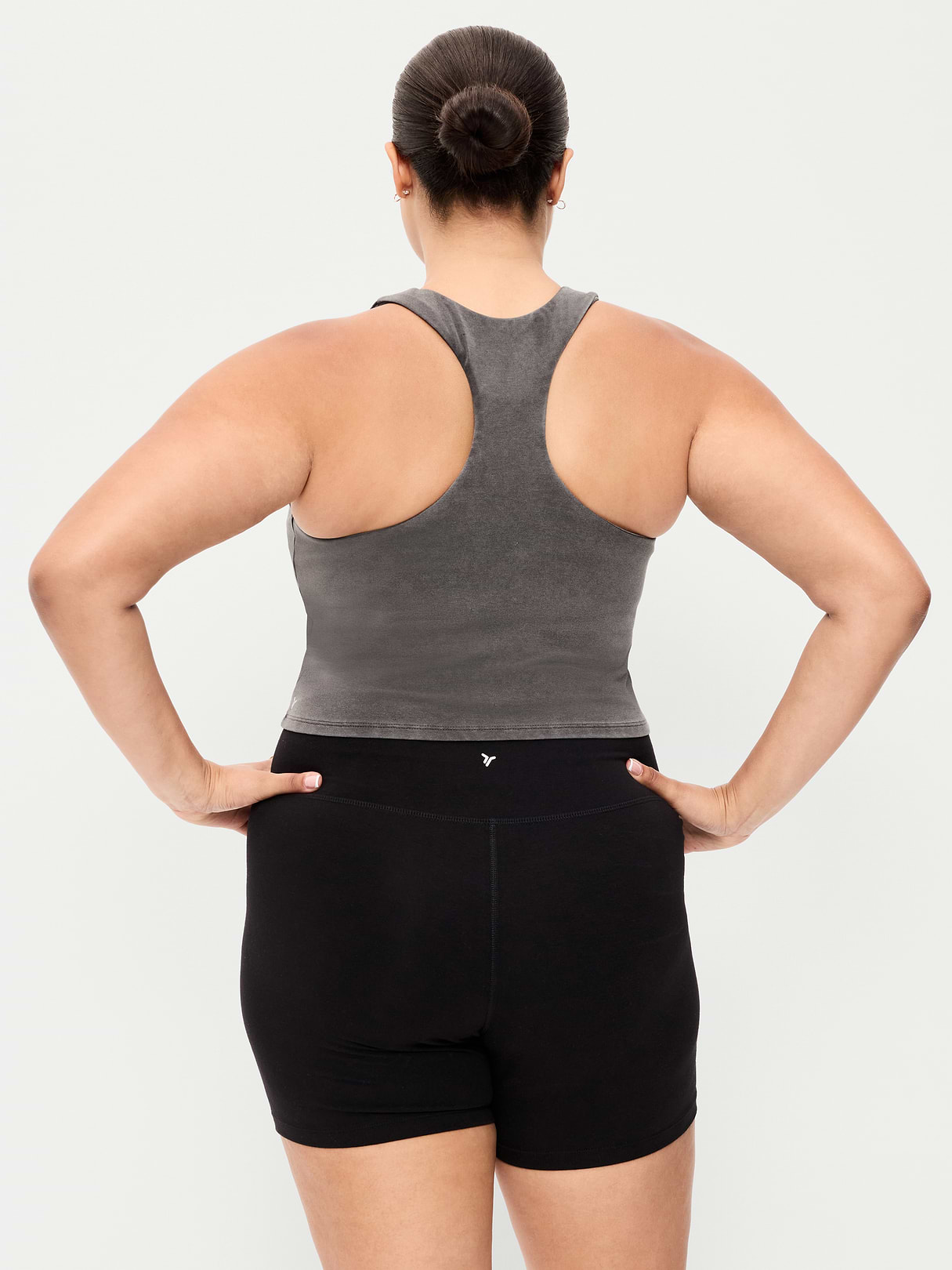 Light Support PowerChill High-Neck Racerback Sports Bra - Panther