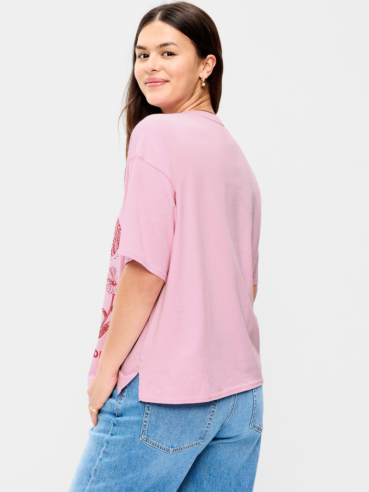 Yosemite National Park Crew-Neck Oversized T-Shirt - Bergamot