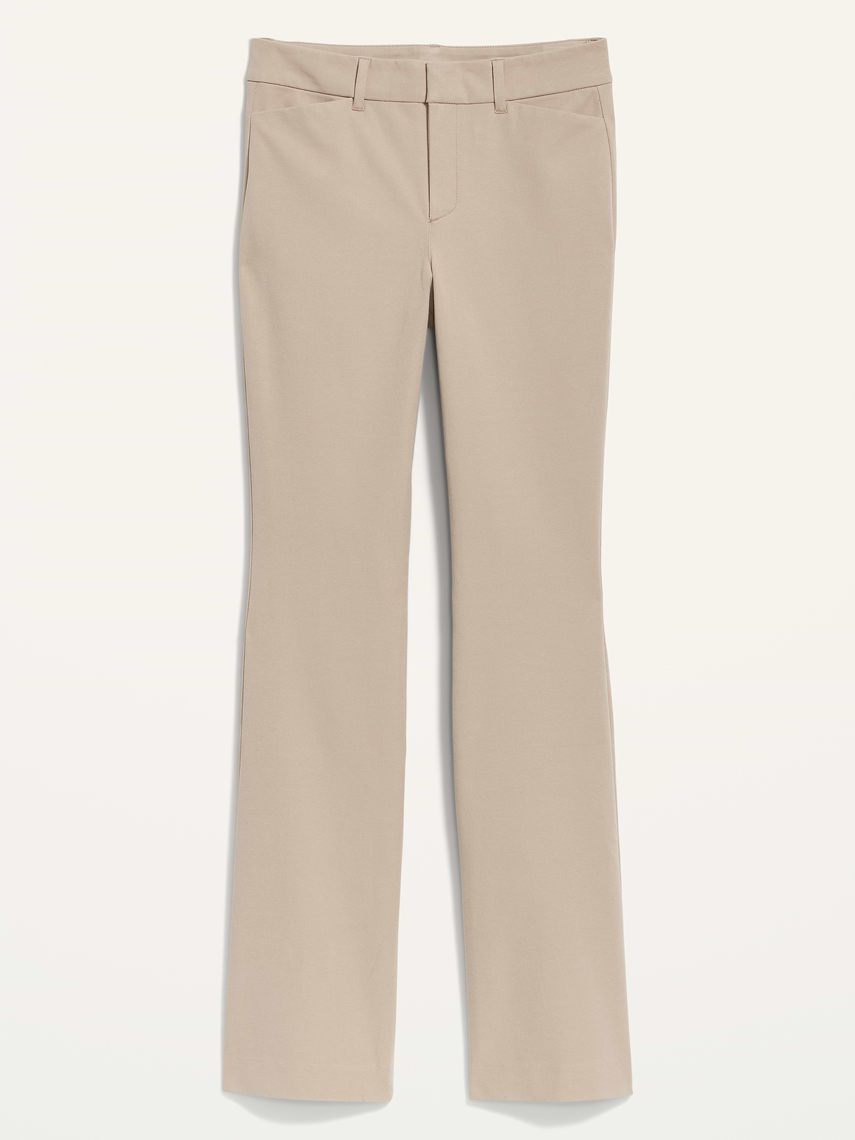 High-Waisted Pixie Flare Pants - Mocha Taffy