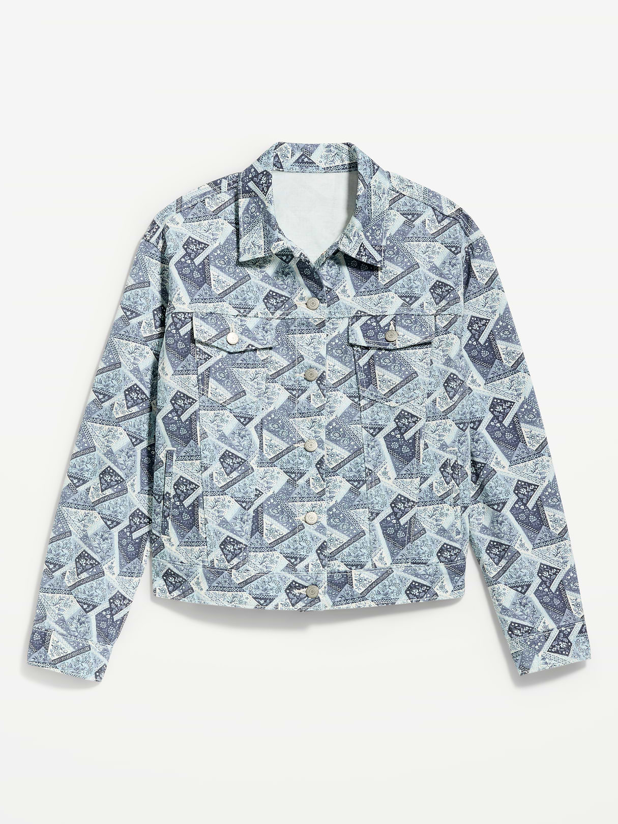 Wow Classic Jean Jacket - Blue Bandana