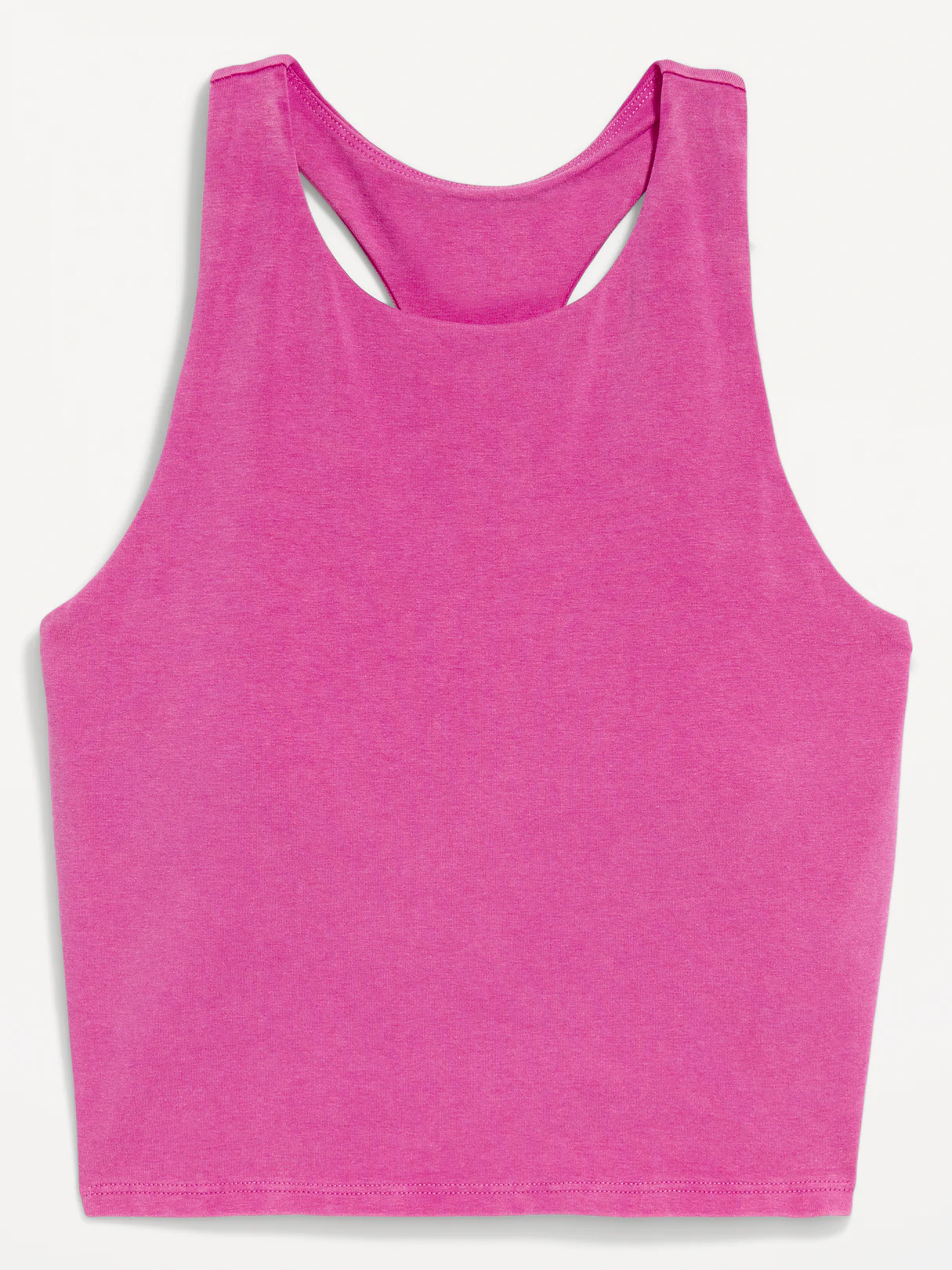 Light Support PowerChill High-Neck Racerback Sports Bra - Dragonfruit