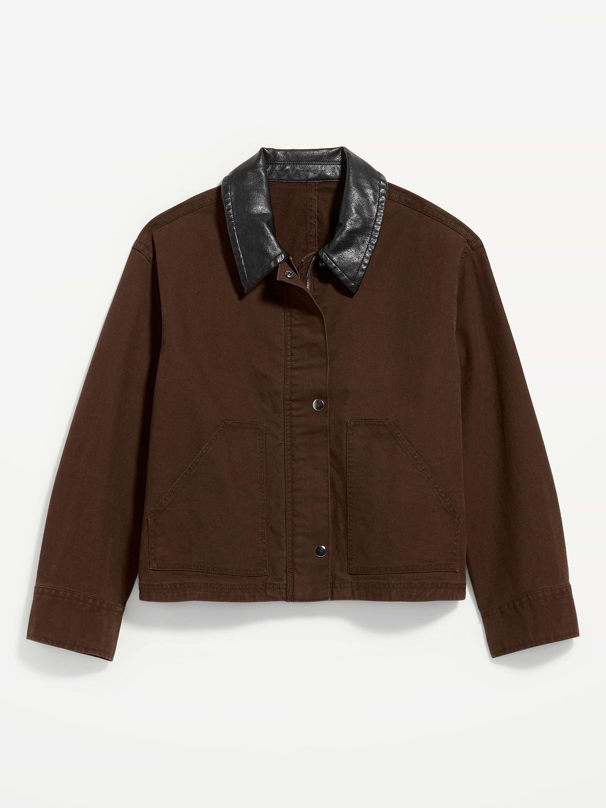 Cropped Barn Jacket - Earthen