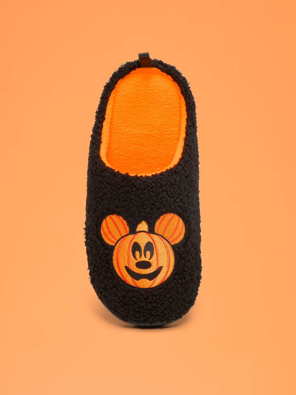 Old Navy x Disney Mickey Mouse Sherpa Slippers for Women - Pumpkin