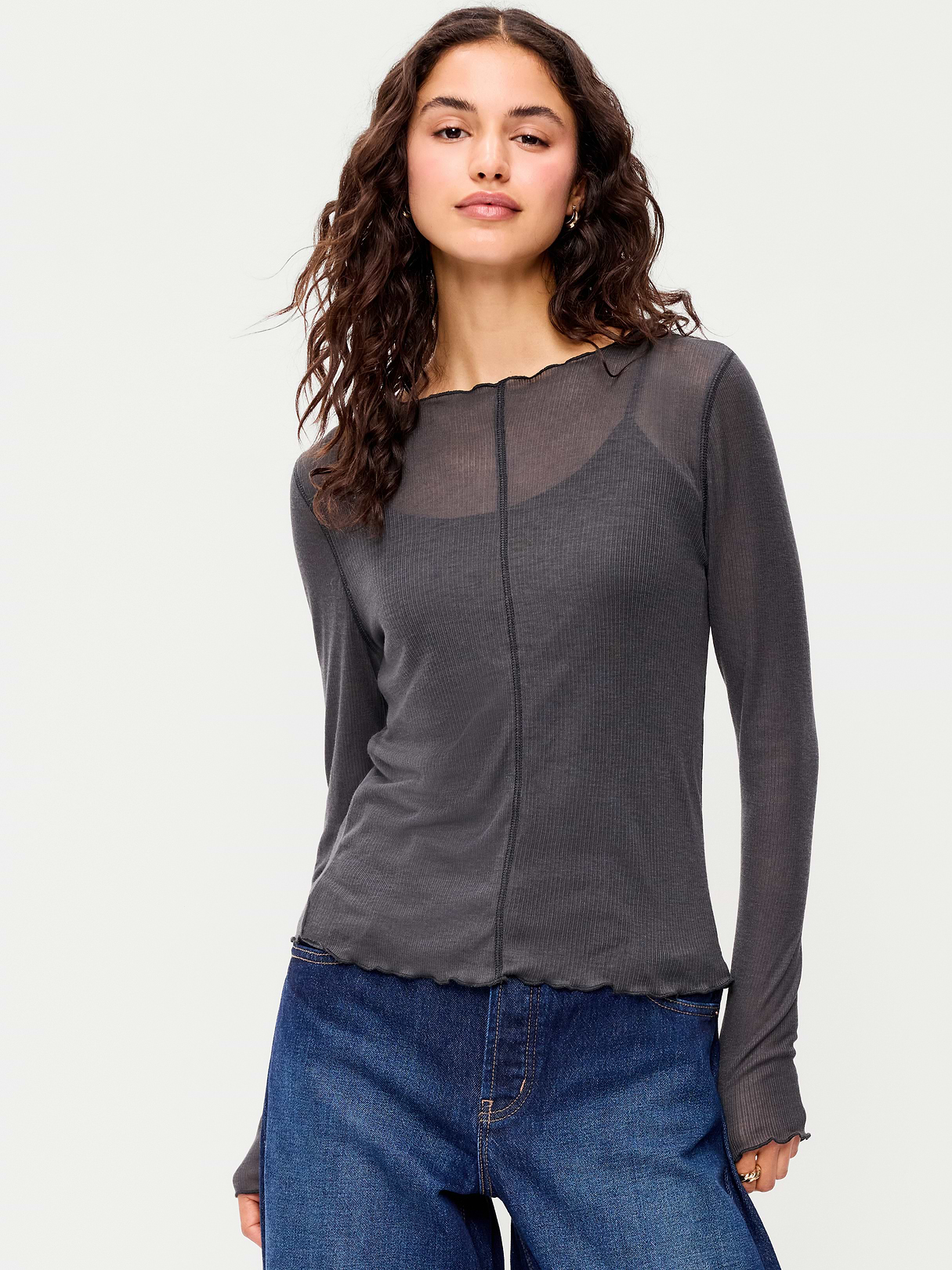 Lettuce-Edge Tissue T-Shirt - Panther
