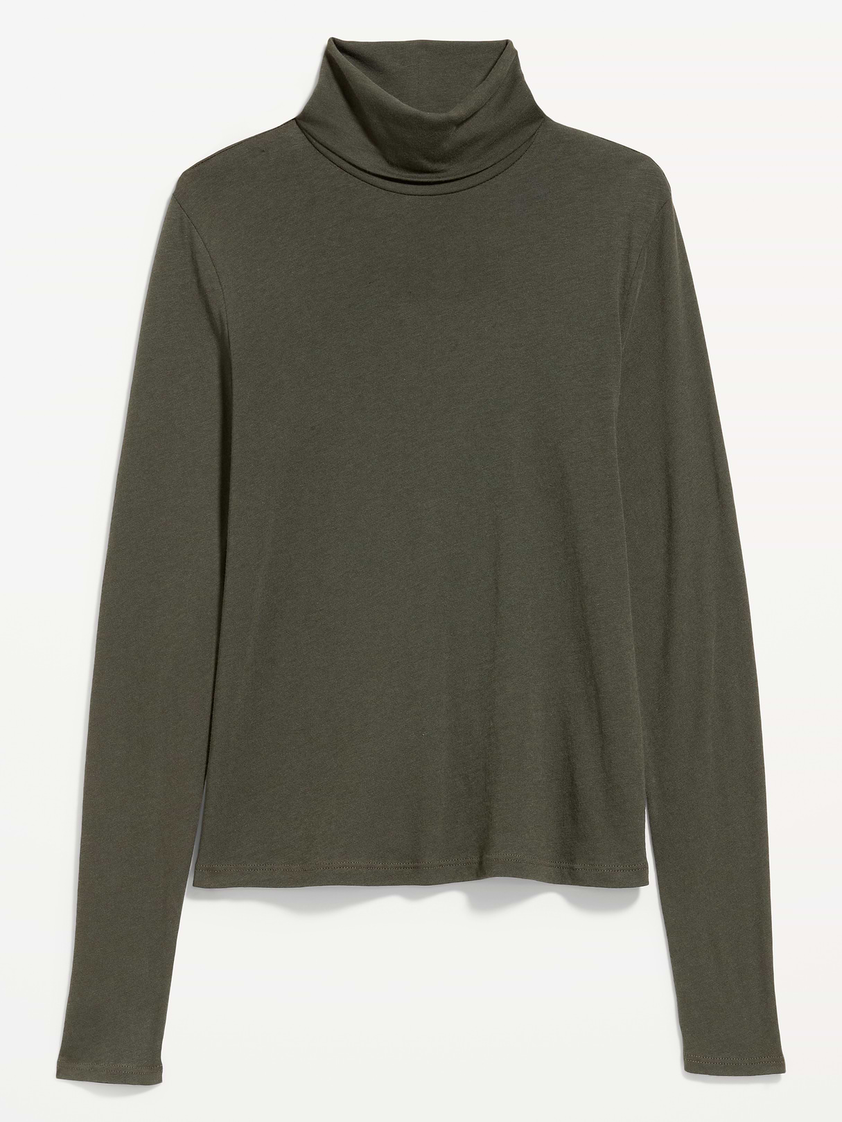 Slim-Fit Turtleneck - Forest Tapestry