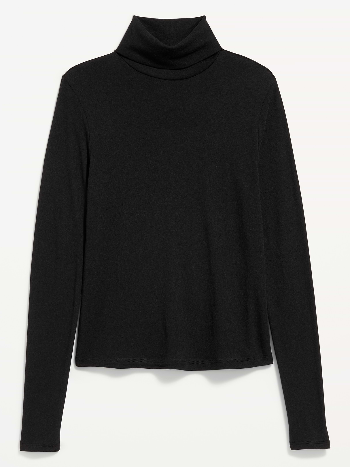 Slim-Fit Turtleneck - Black Jack