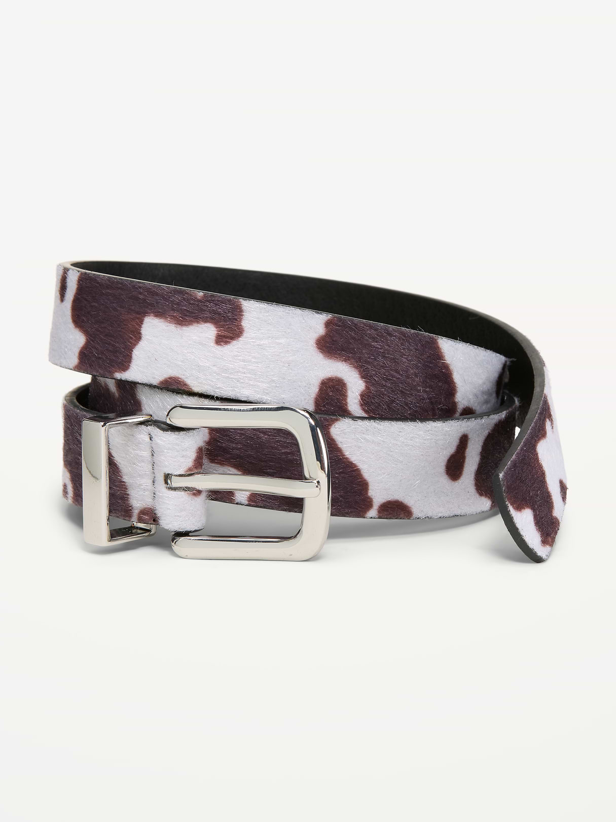 Classic Pony Hair Belt - Cowhide