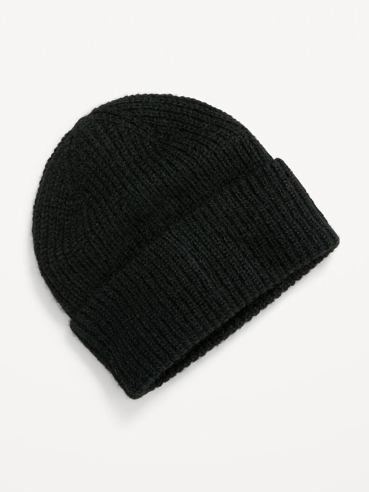 Ribbed Beanie for Women - Black Jack