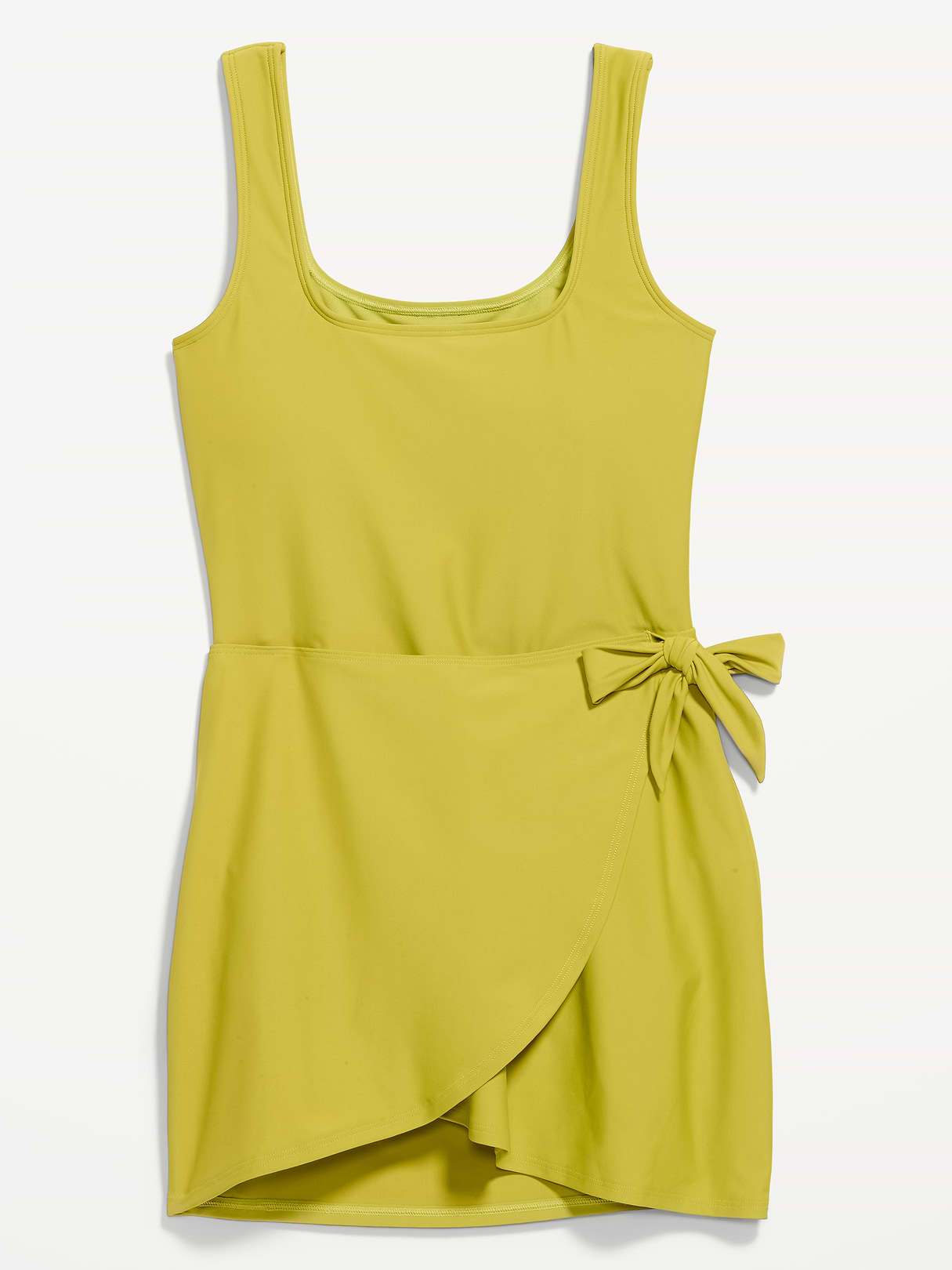 Pique Side-Tie Swim Dress - Lacewing