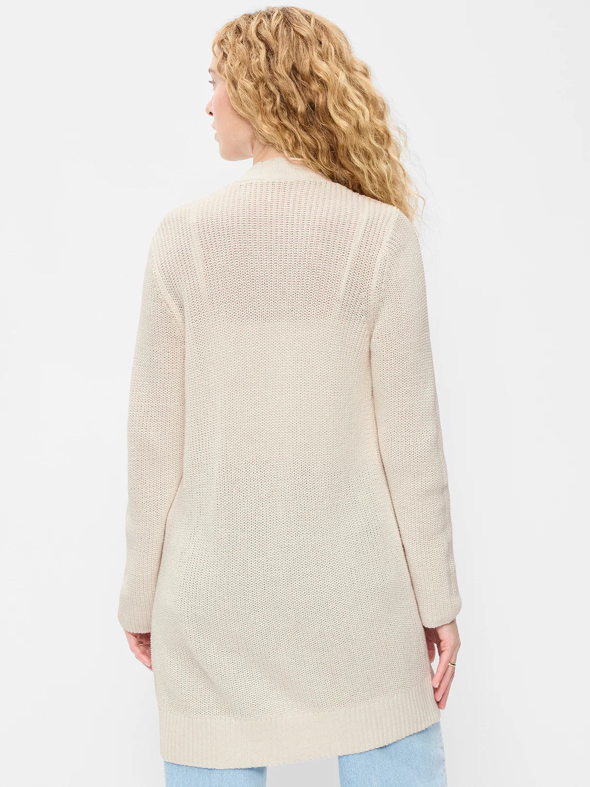 Longline Open-Front Wrap - Howlite